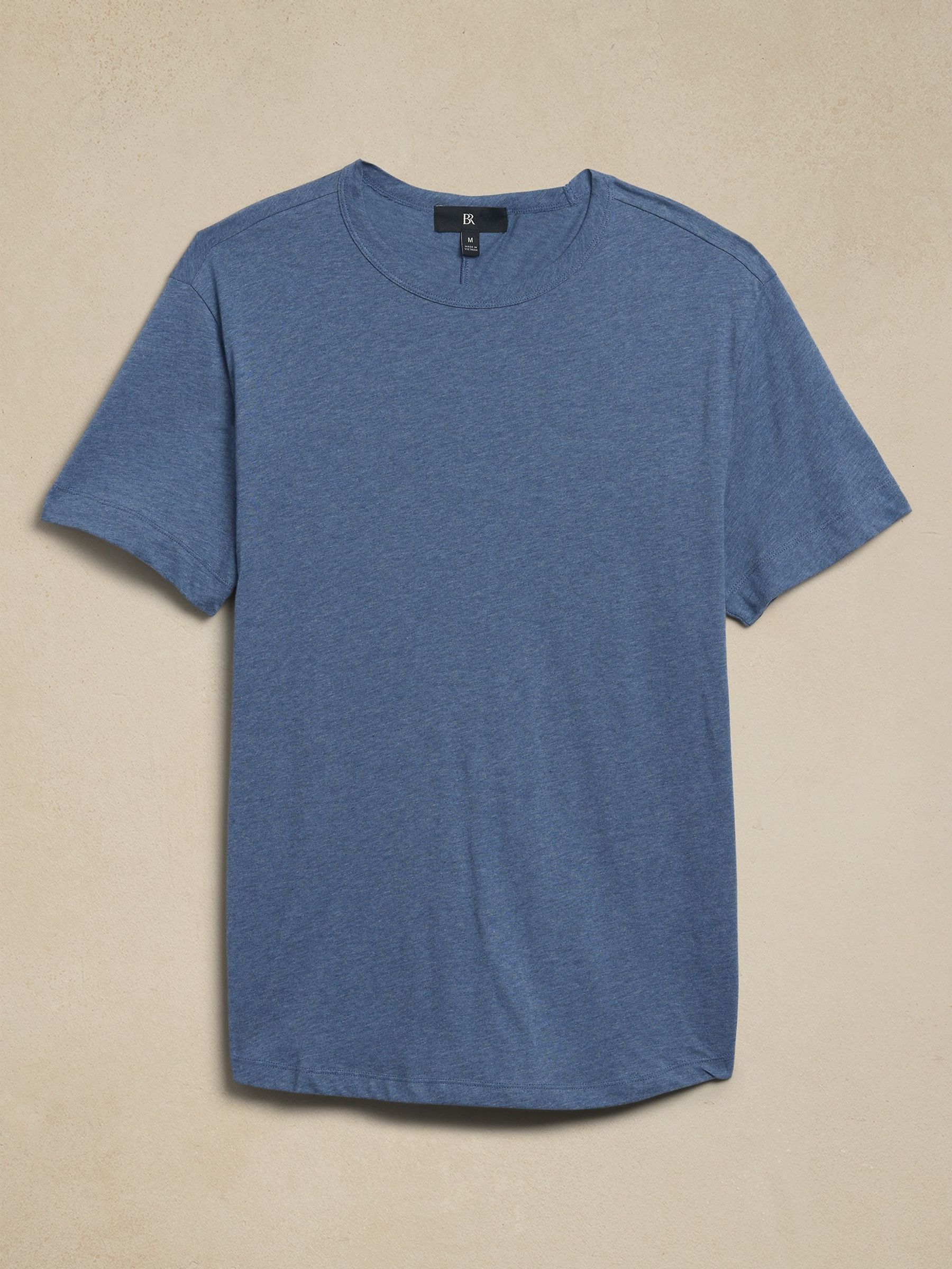Banana Republic Blue Soft Wash T-Shirt - Image 4 of 4