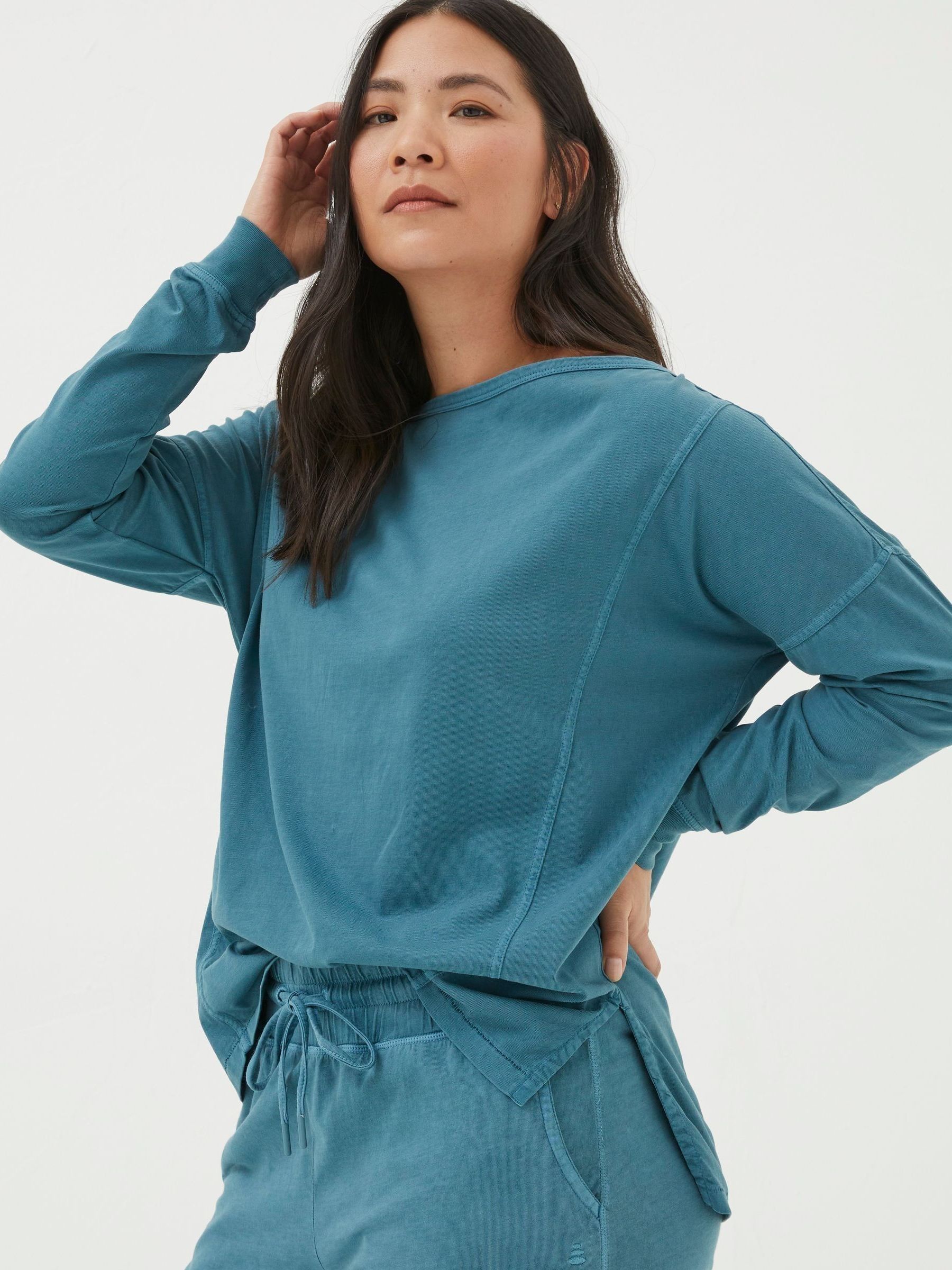 Valo Blue Tunic Top - Image 2 of 5