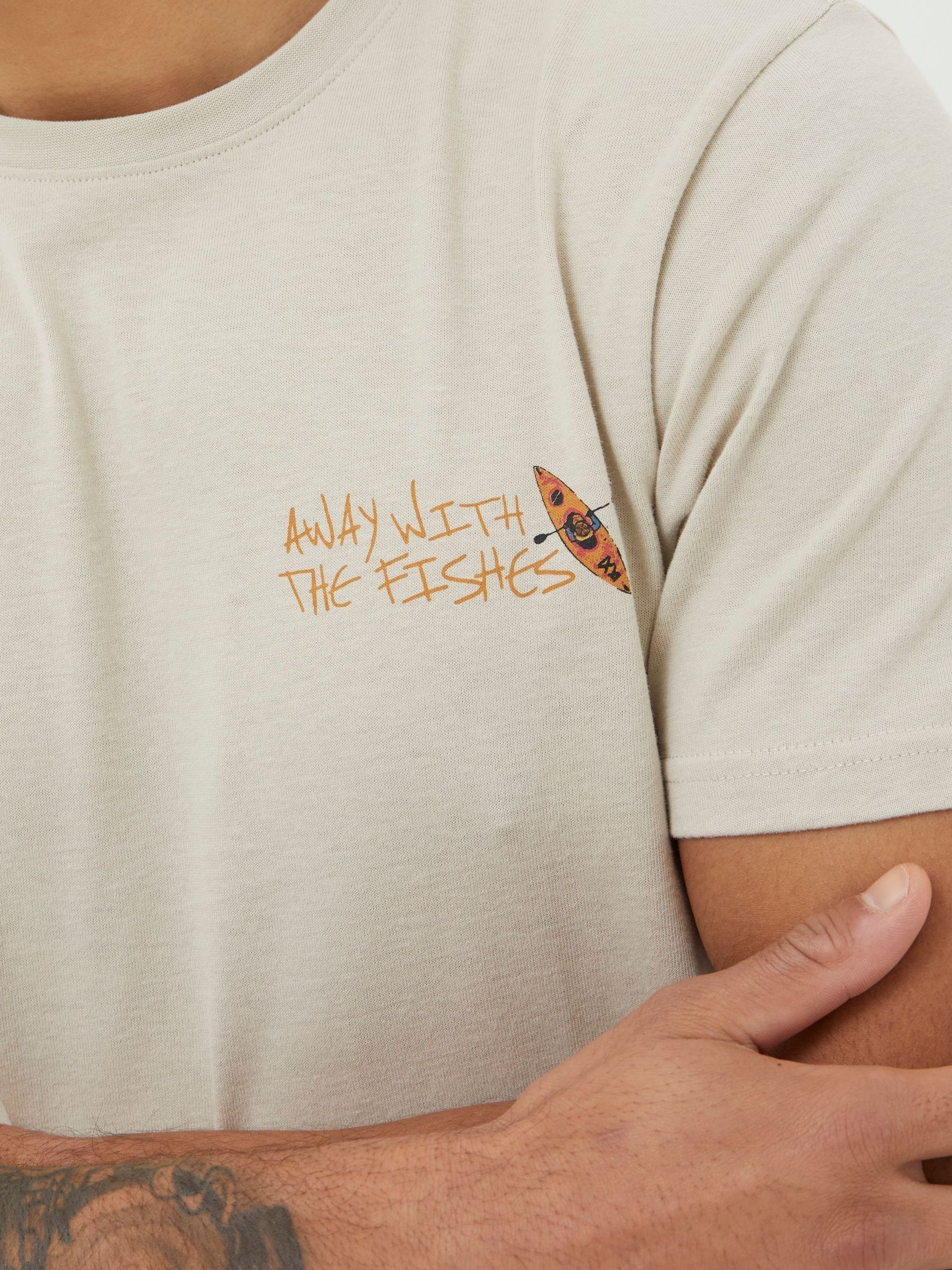 Away Natural With The Fishes T-Shirt - Image 5 of 7