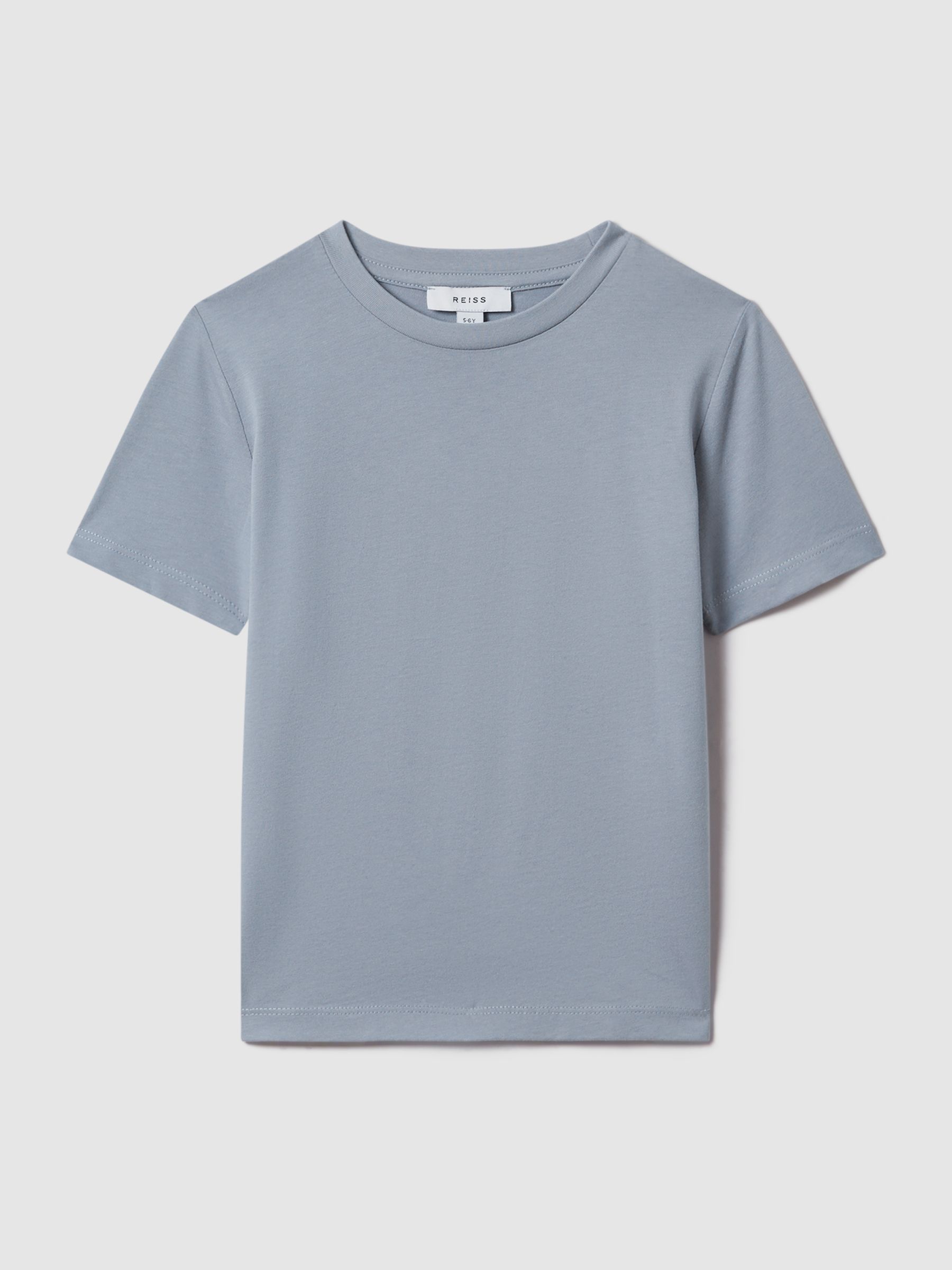 Senior Crew Neck T-Shirt in China Blue - Image 1 of 2