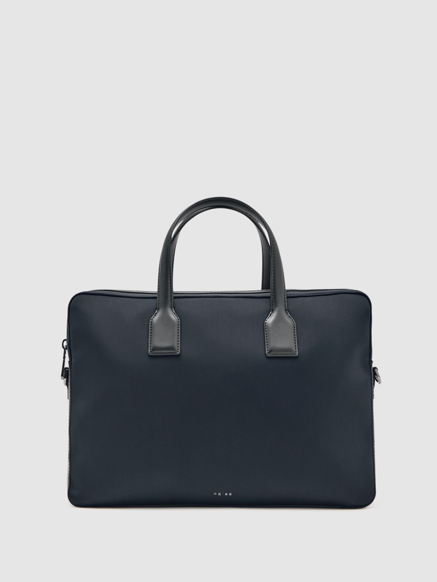 Carter Dark Navy Neoprene Briefcase - Image 2 of 6