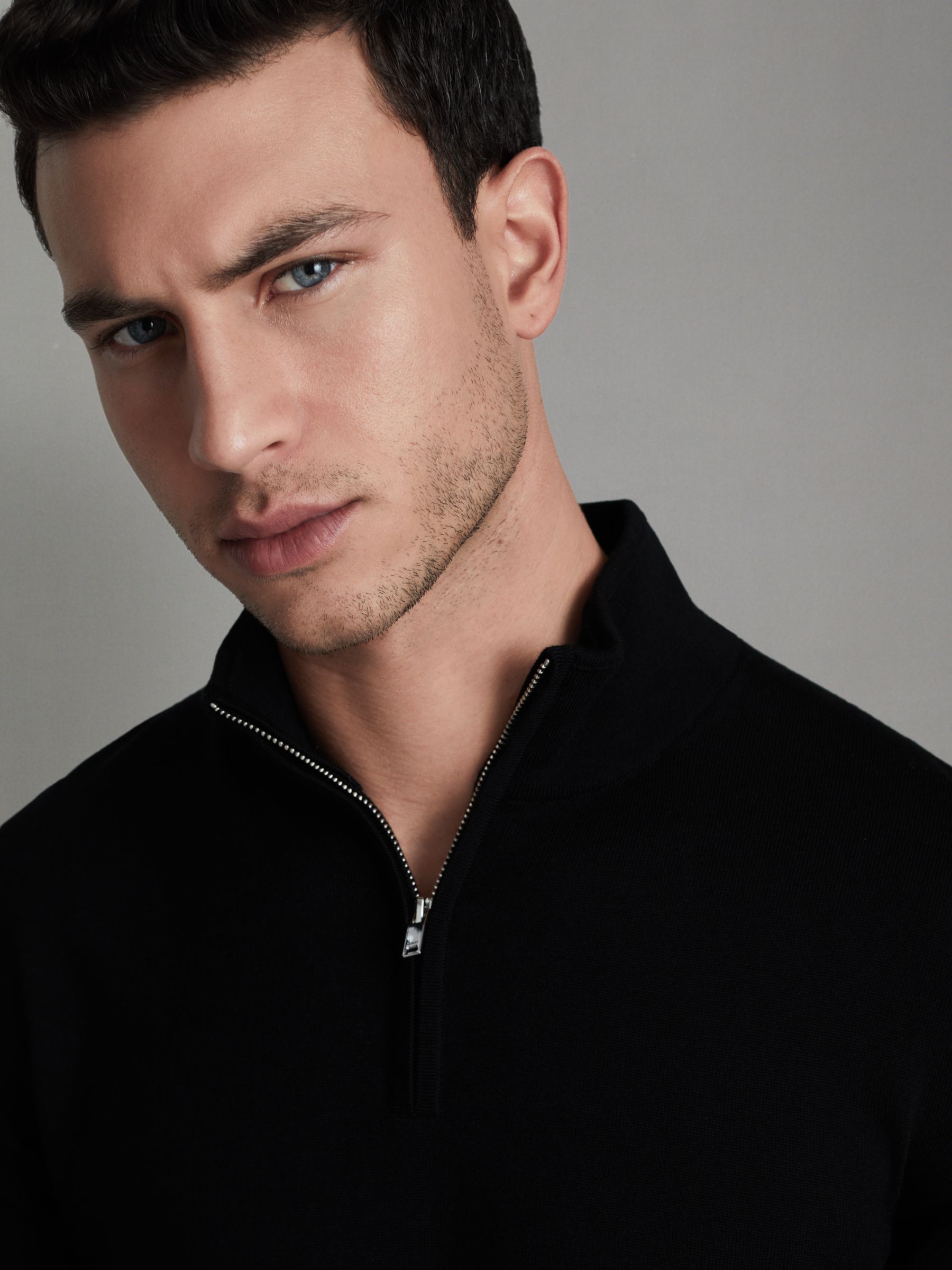 Pack of Two Merino Wool Jumpers in Black - Image 4 of 5
