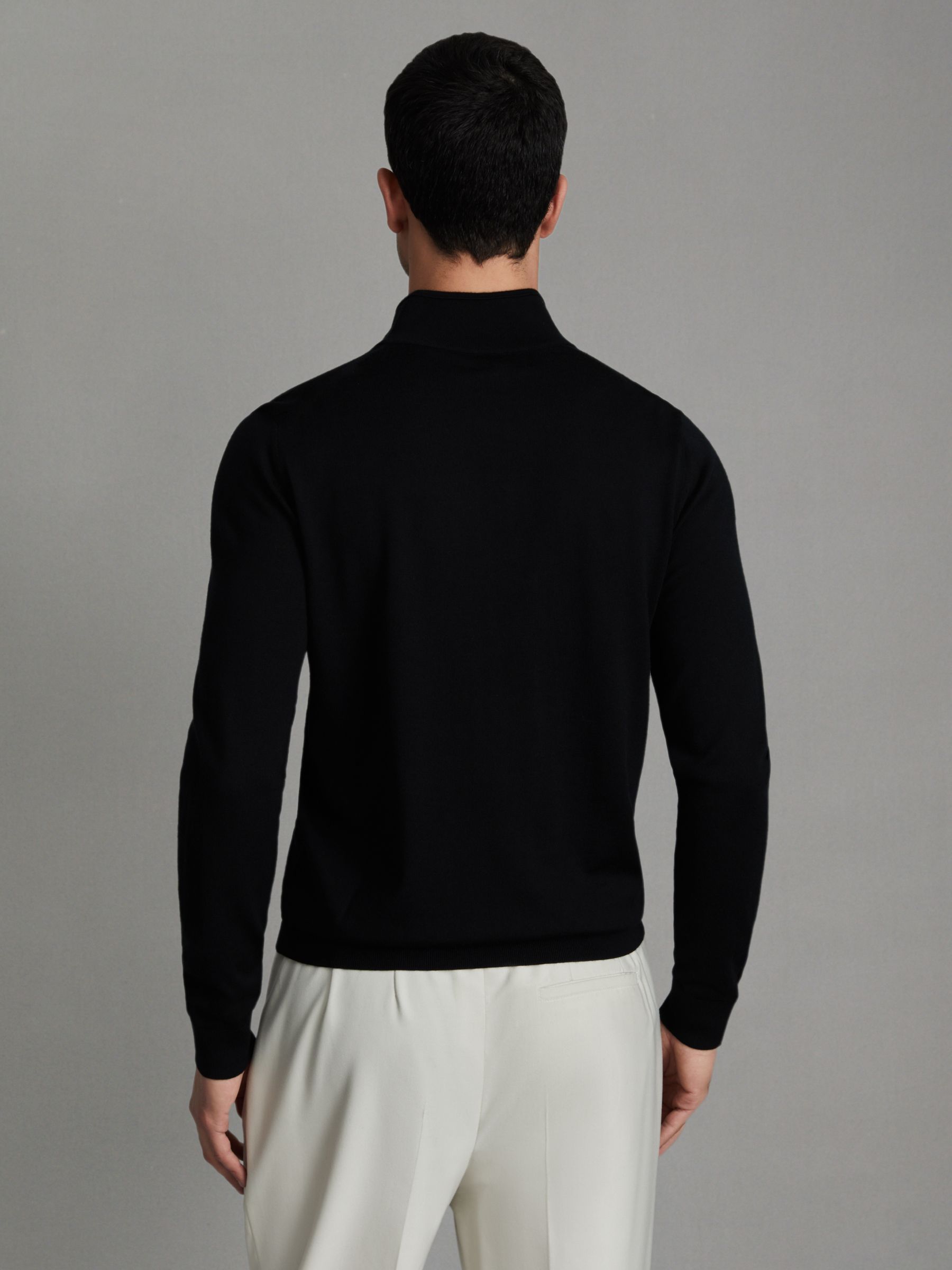 Pack of Two Merino Wool Jumpers in Black - Image 5 of 5