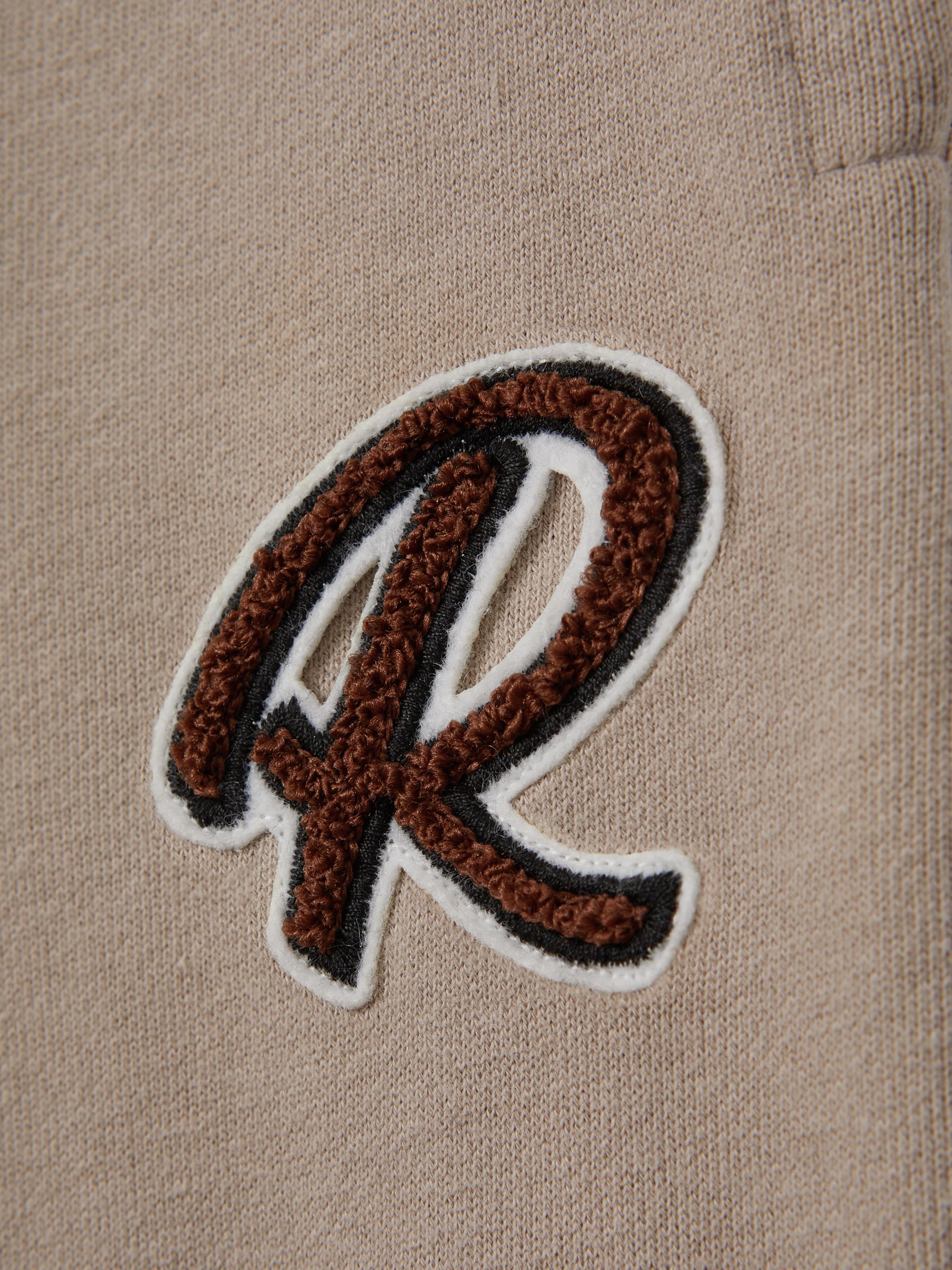 9-13 yrs Cotton Motif Hoodie in Taupe - Image 4 of 4