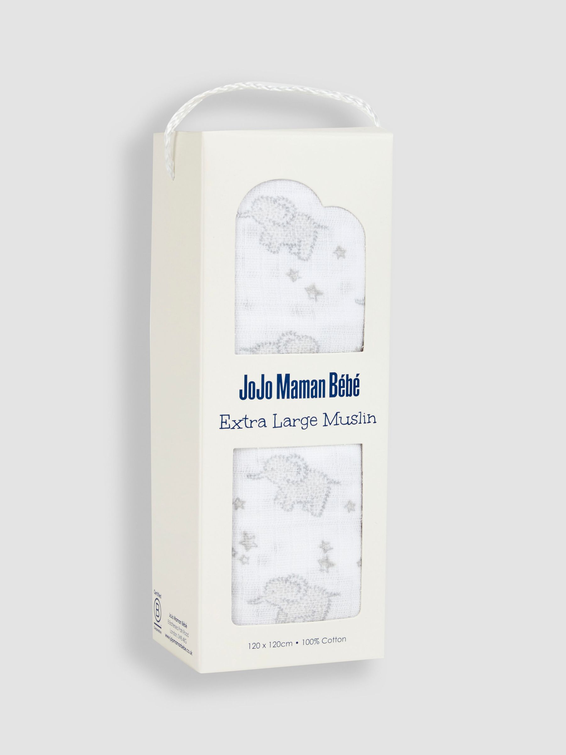 Grey Elephant Extra Large Muslin - Image 3 of 4