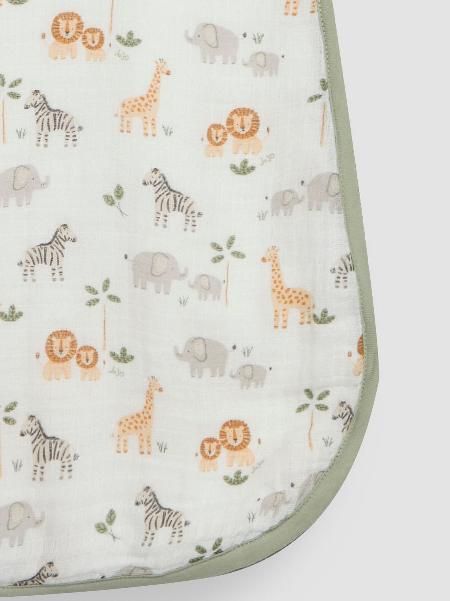 Soft Safari 1 Tog Baby Muslin Sleeping Bag - Image 4 of 4