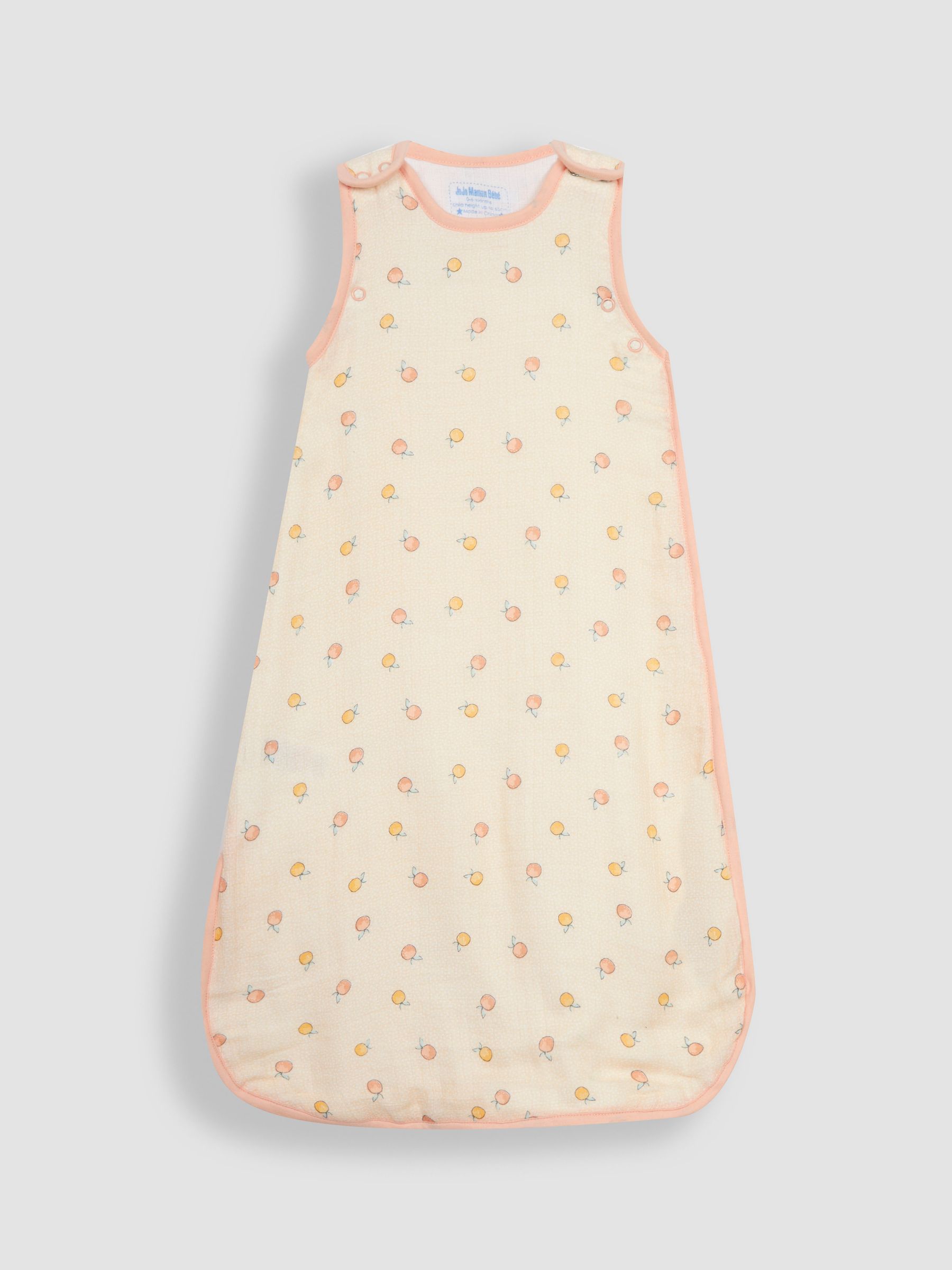 Apples & Oranges 1 Tog Baby Muslin Sleeping Bag - Image 2 of 4