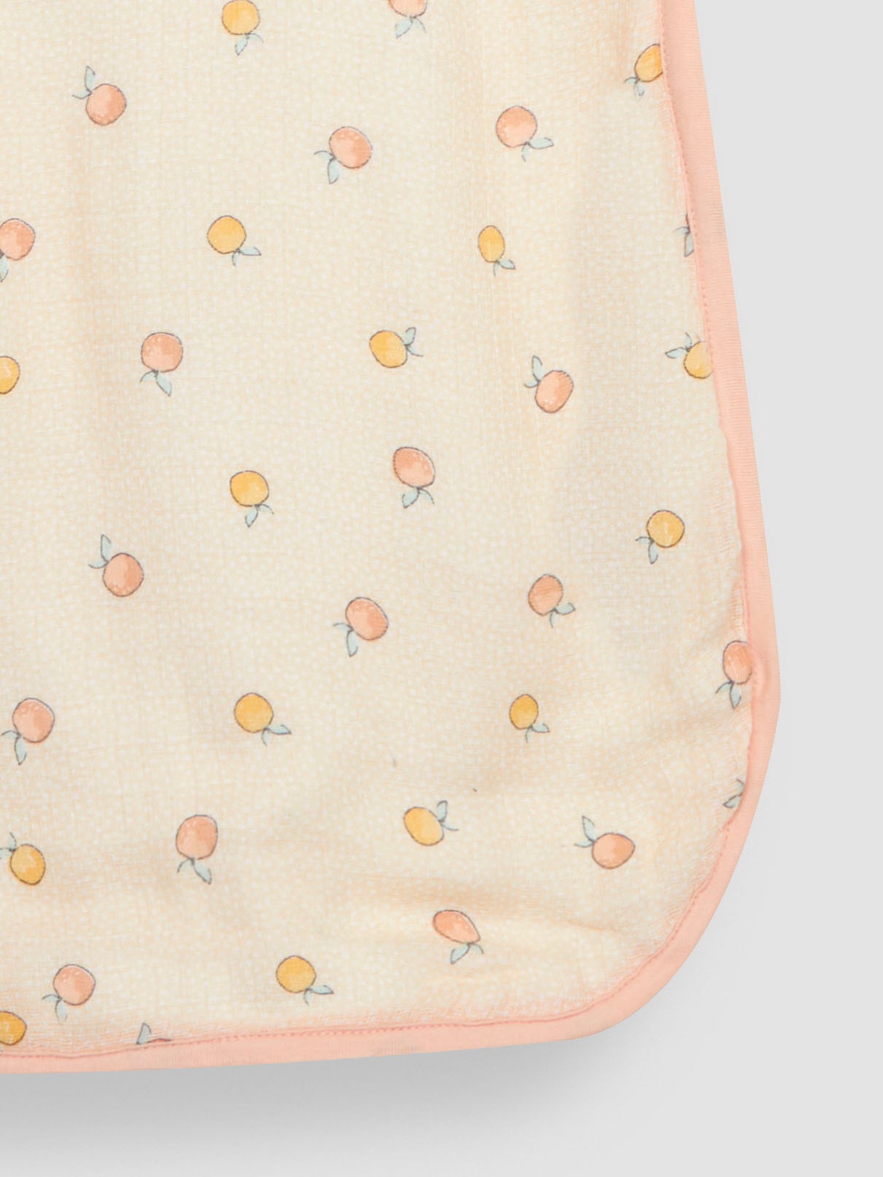 Apples & Oranges 1 Tog Baby Muslin Sleeping Bag - Image 4 of 4
