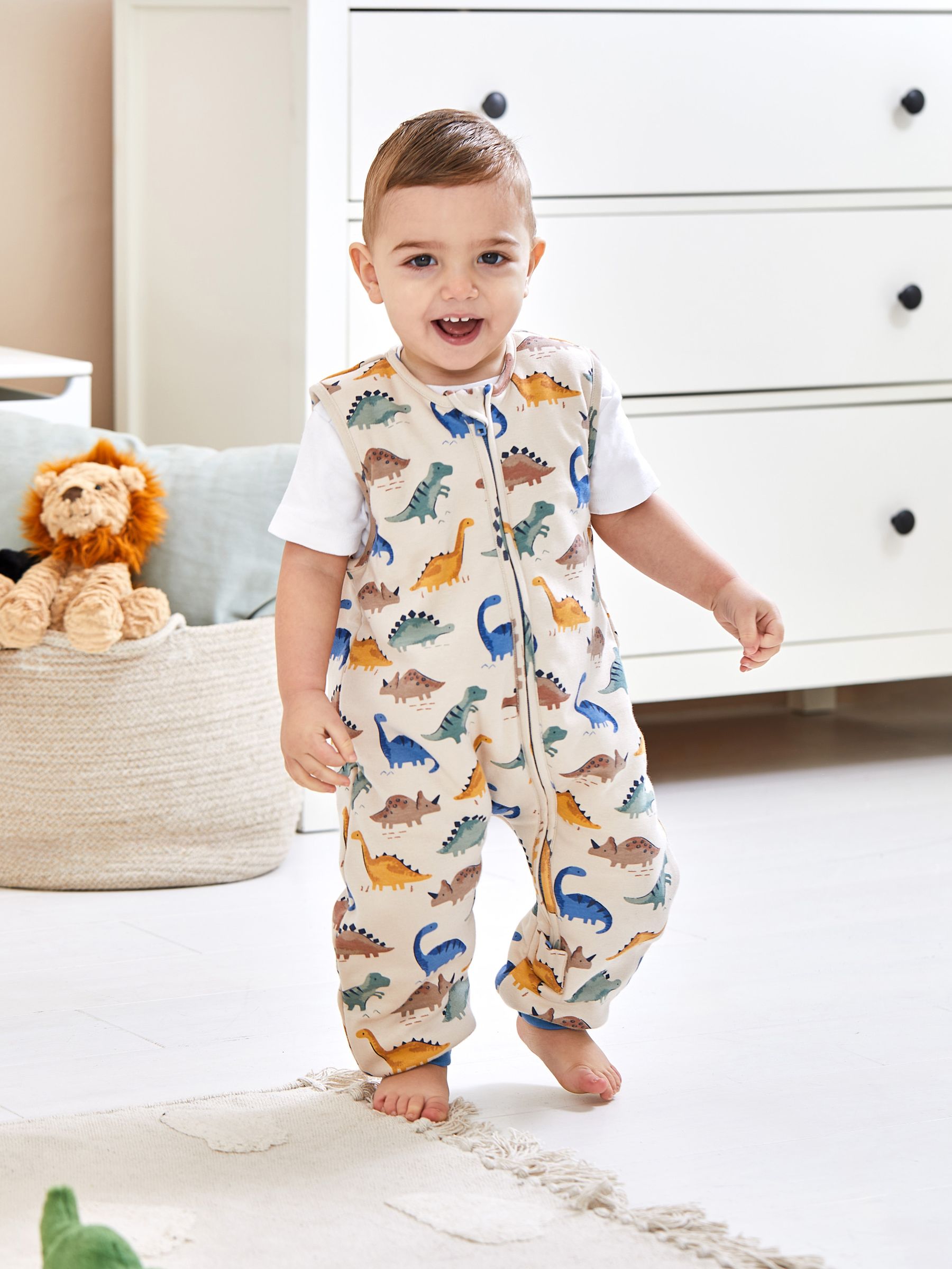 Ecru Dinosaur 1.5 Tog Sleep Snuggler - Image 2 of 4