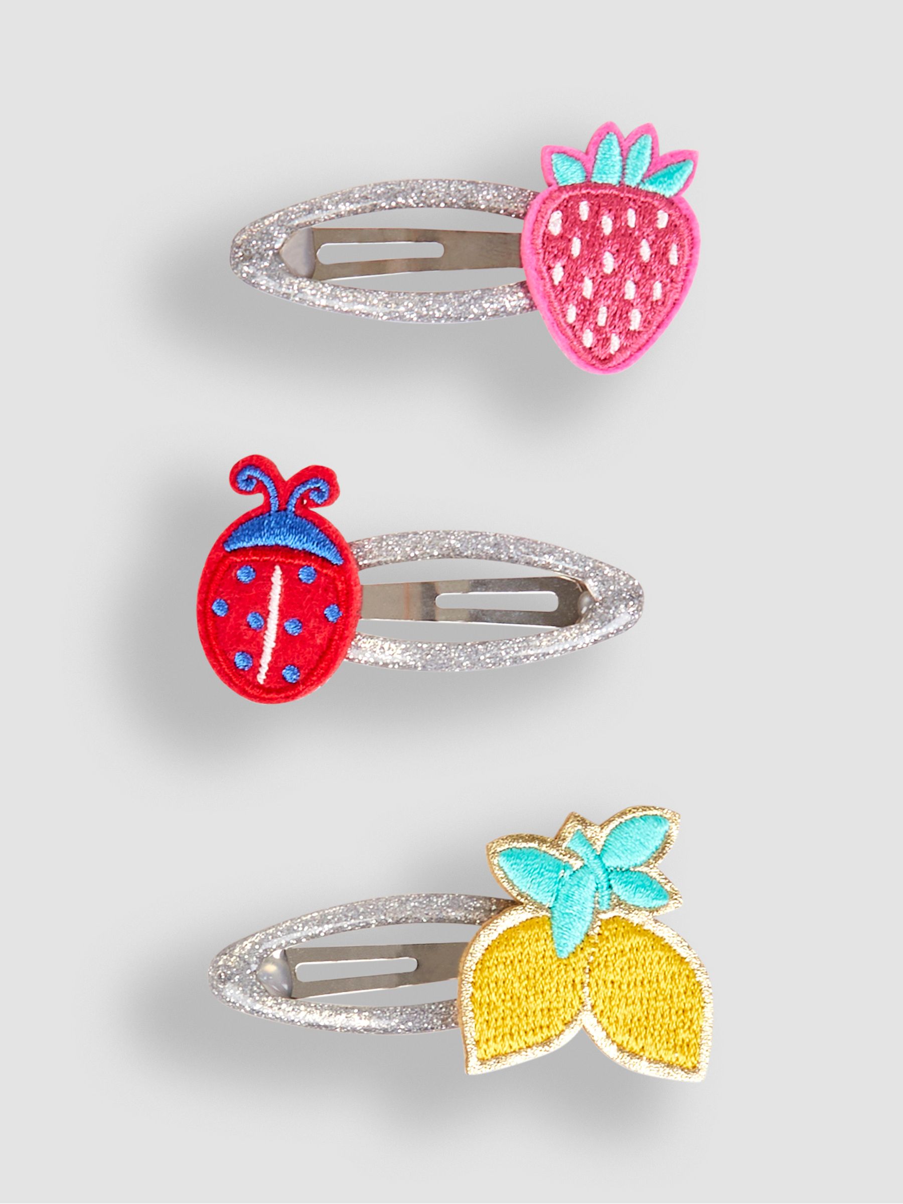 3-Pack Fruit Clips in Strawberry - Image 1 of 3