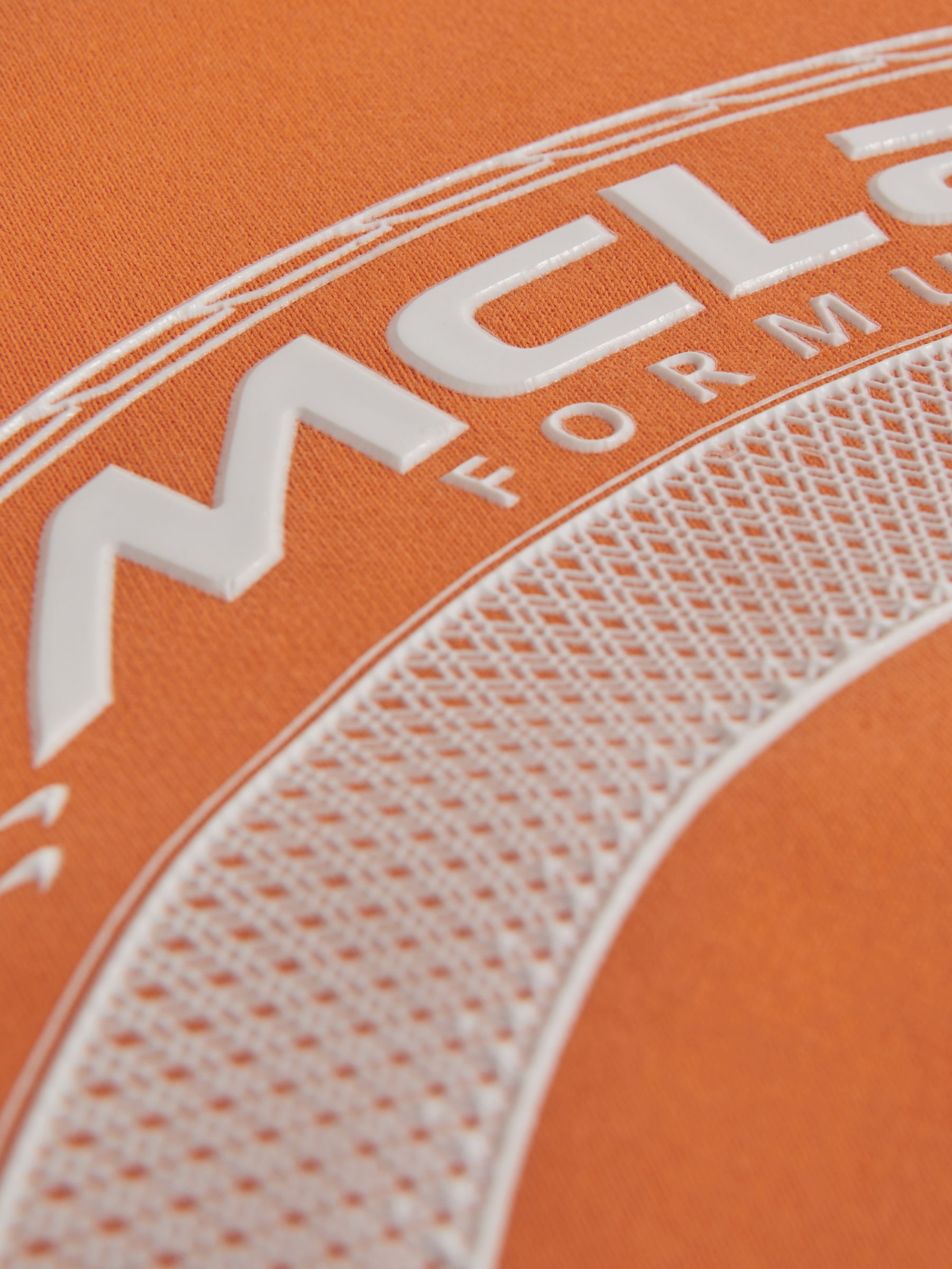 McLaren F1 Elasticated Cotton Hoodie in Papaya - Image 9 of 11