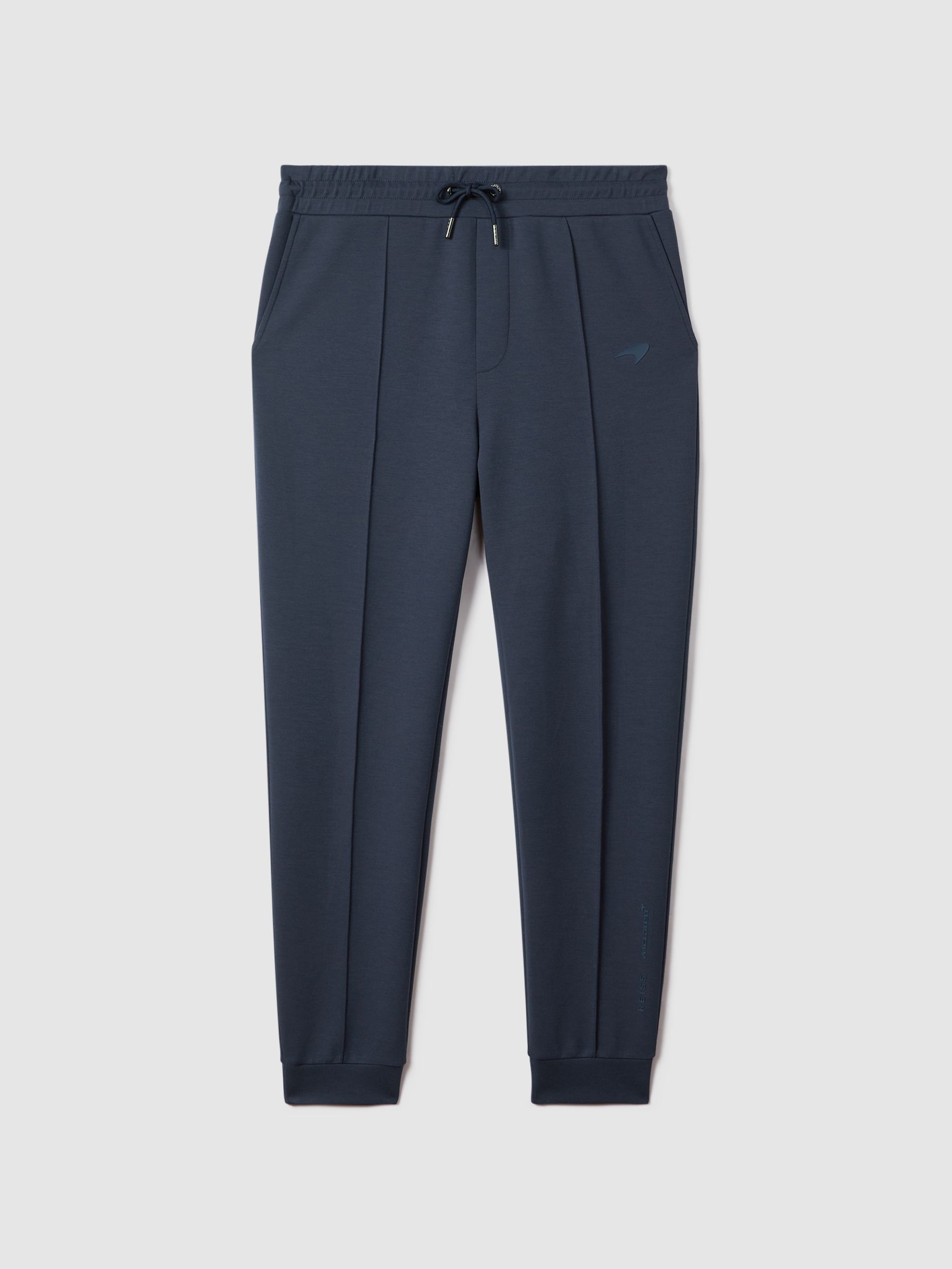 McLaren F1 Interlock Jersey Drawstring Joggers in Airforce Blue - Image 2 of 9