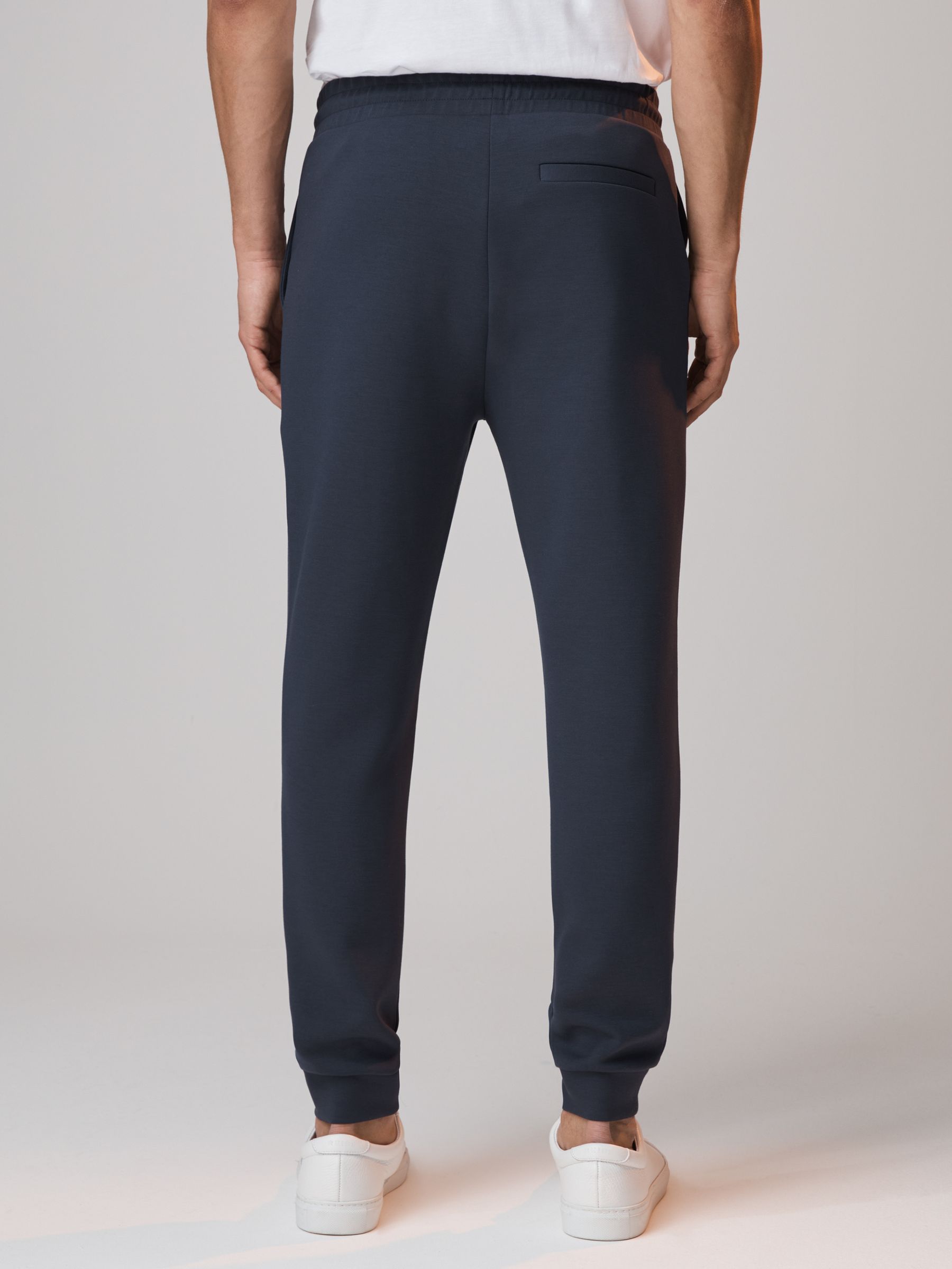 McLaren F1 Interlock Jersey Drawstring Joggers in Airforce Blue - Image 5 of 9