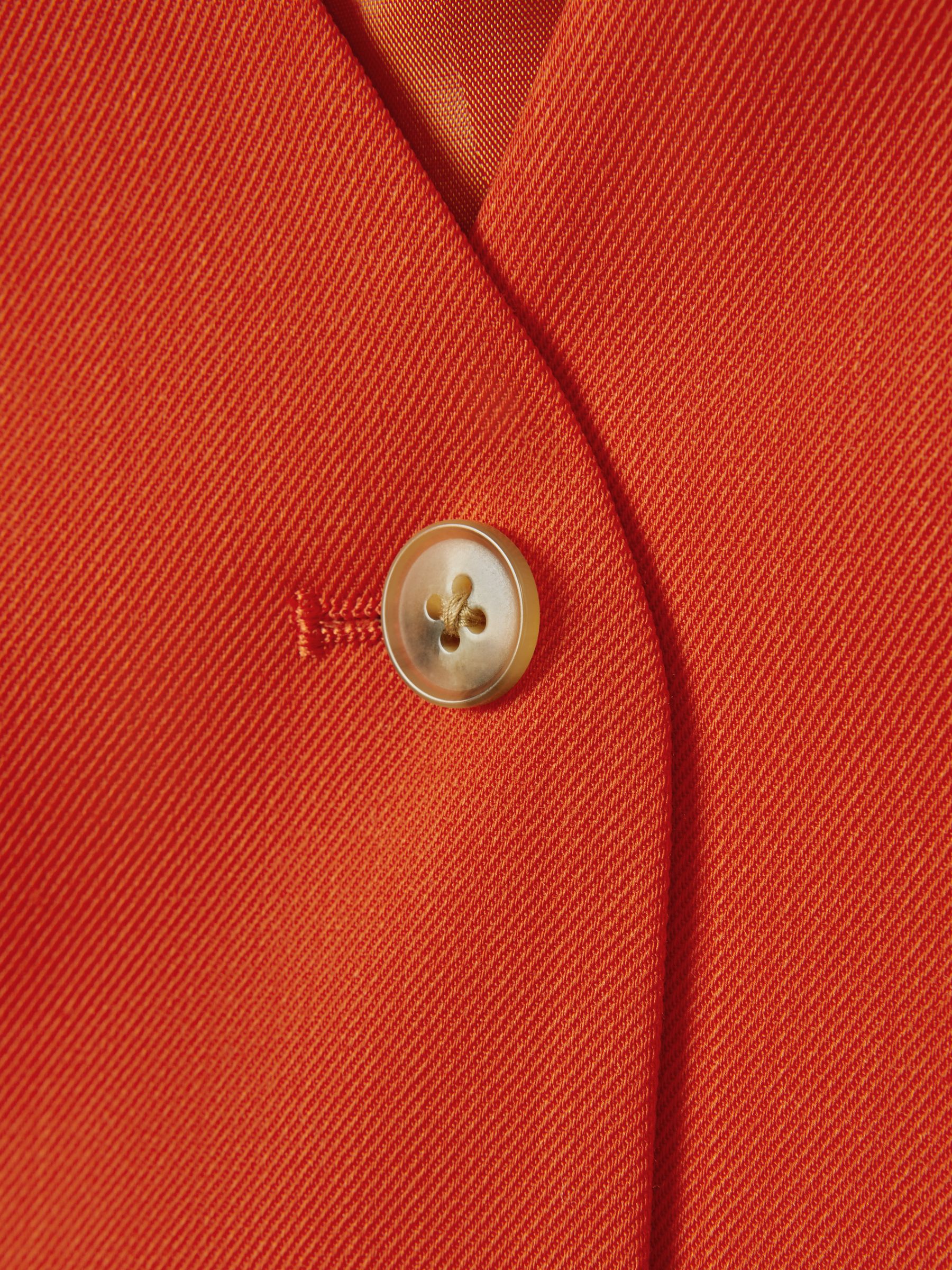 McLaren F1 Wool Blend Waistcoat in Papaya - Image 7 of 7