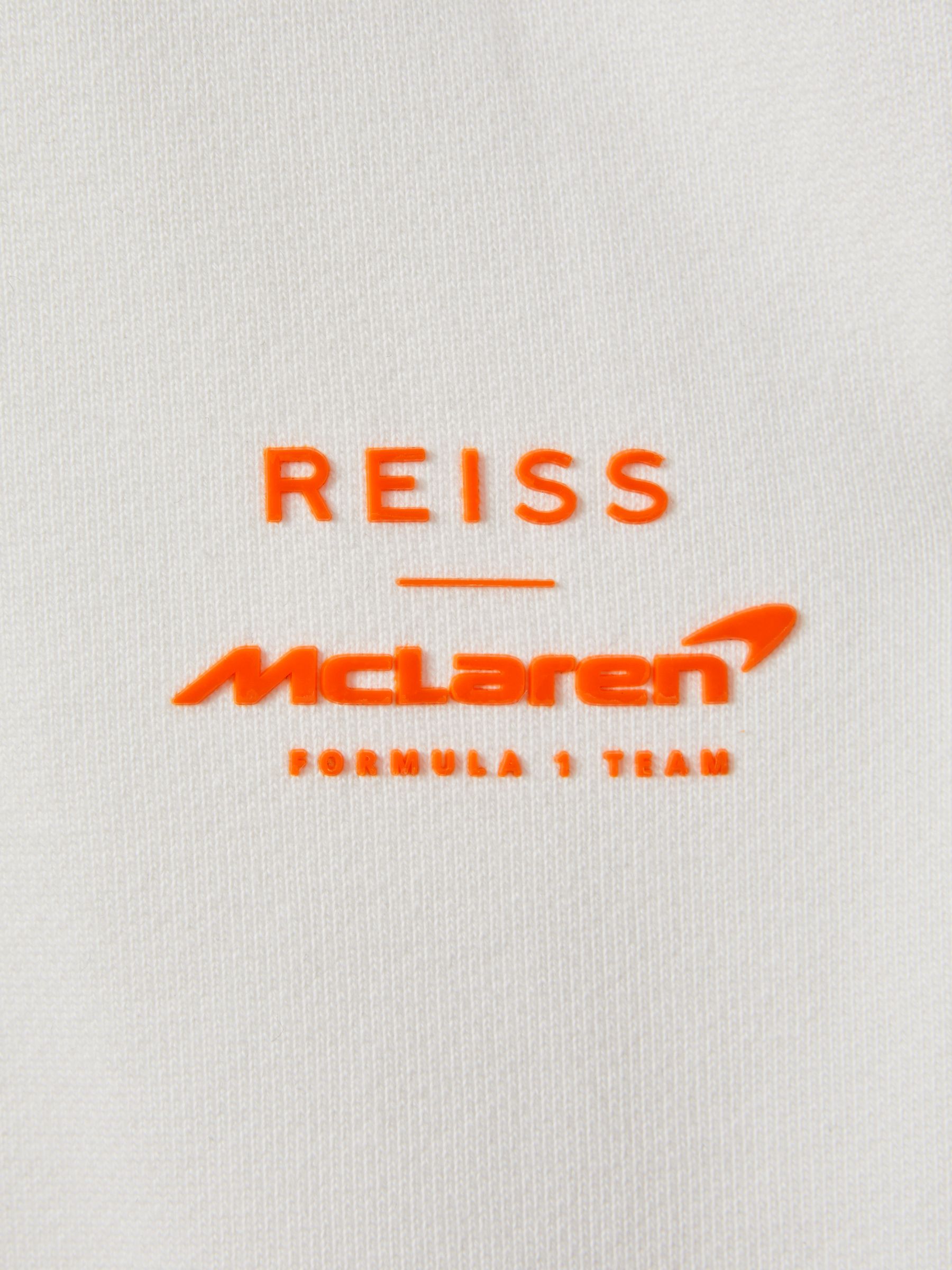 McLaren F1 Cotton Drawstring Shorts in White - Image 6 of 7