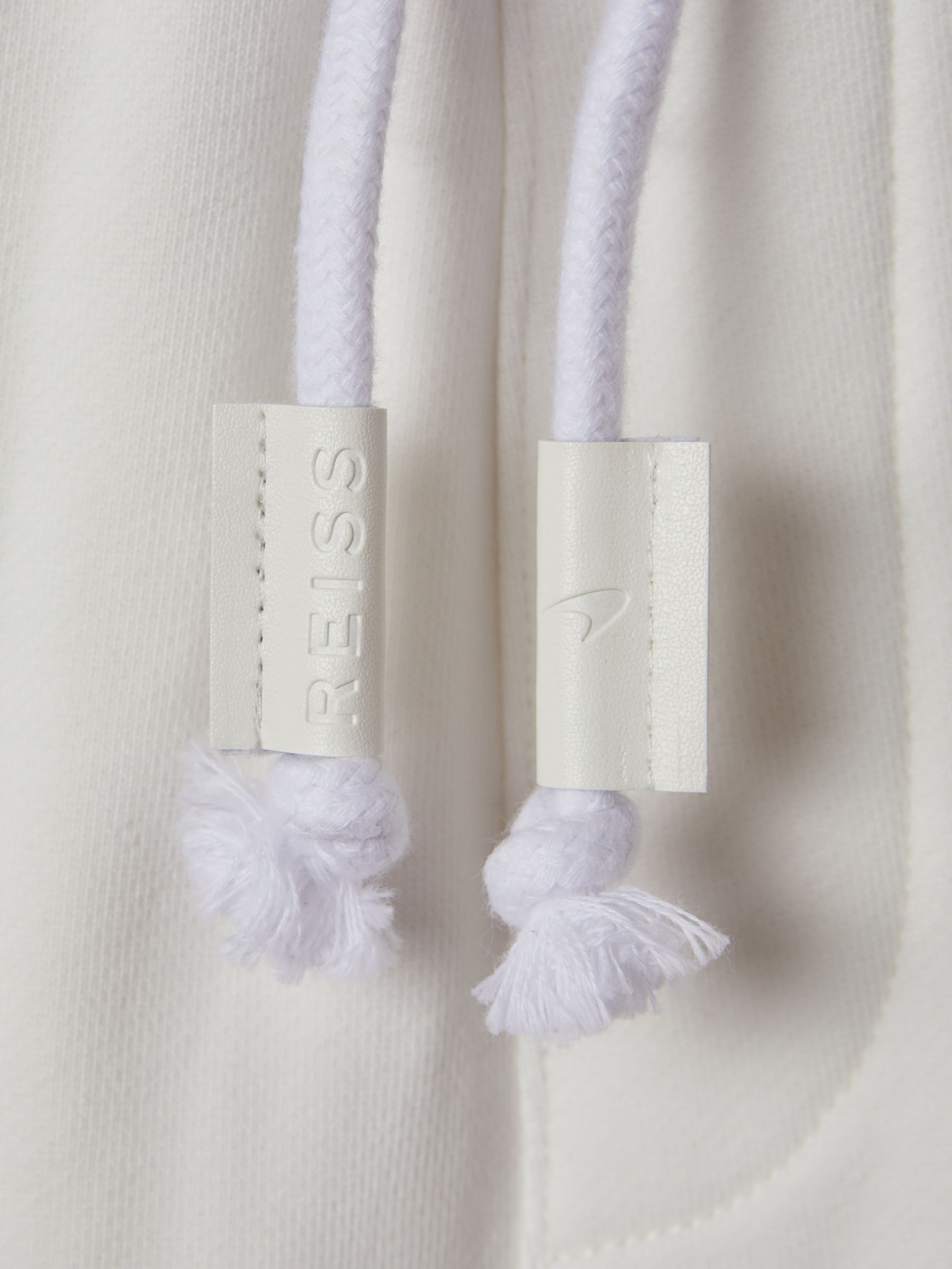 McLaren F1 Cotton Drawstring Shorts in White - Image 7 of 7