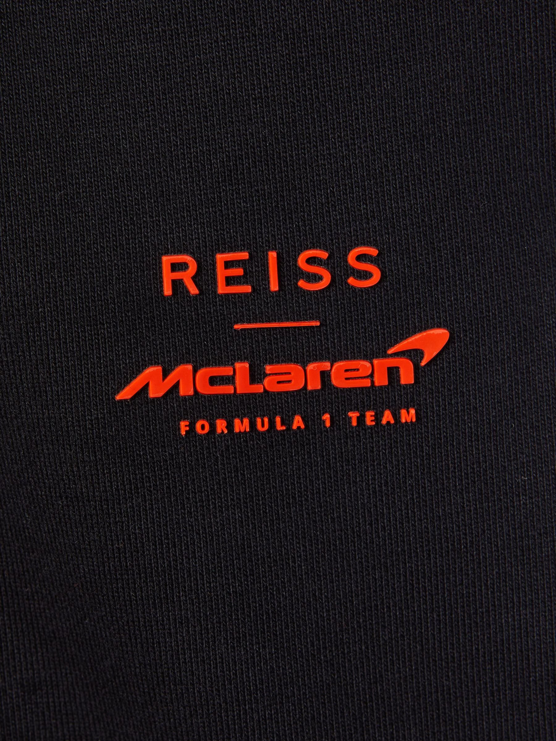 McLaren F1 Cotton Drawstring Shorts in Black - Image 7 of 7