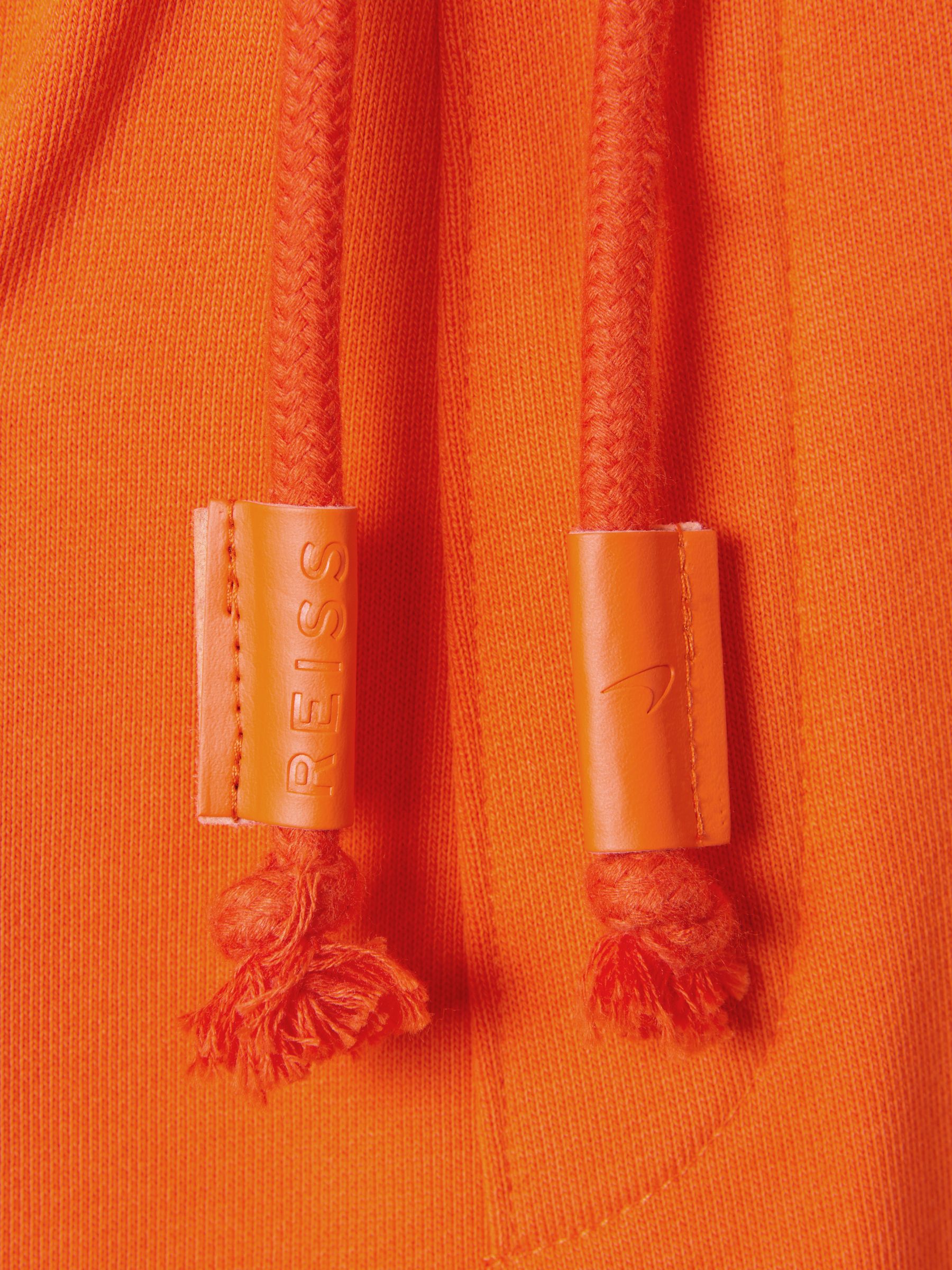 McLaren F1 Cotton Drawstring Shorts in Papaya - Image 7 of 7