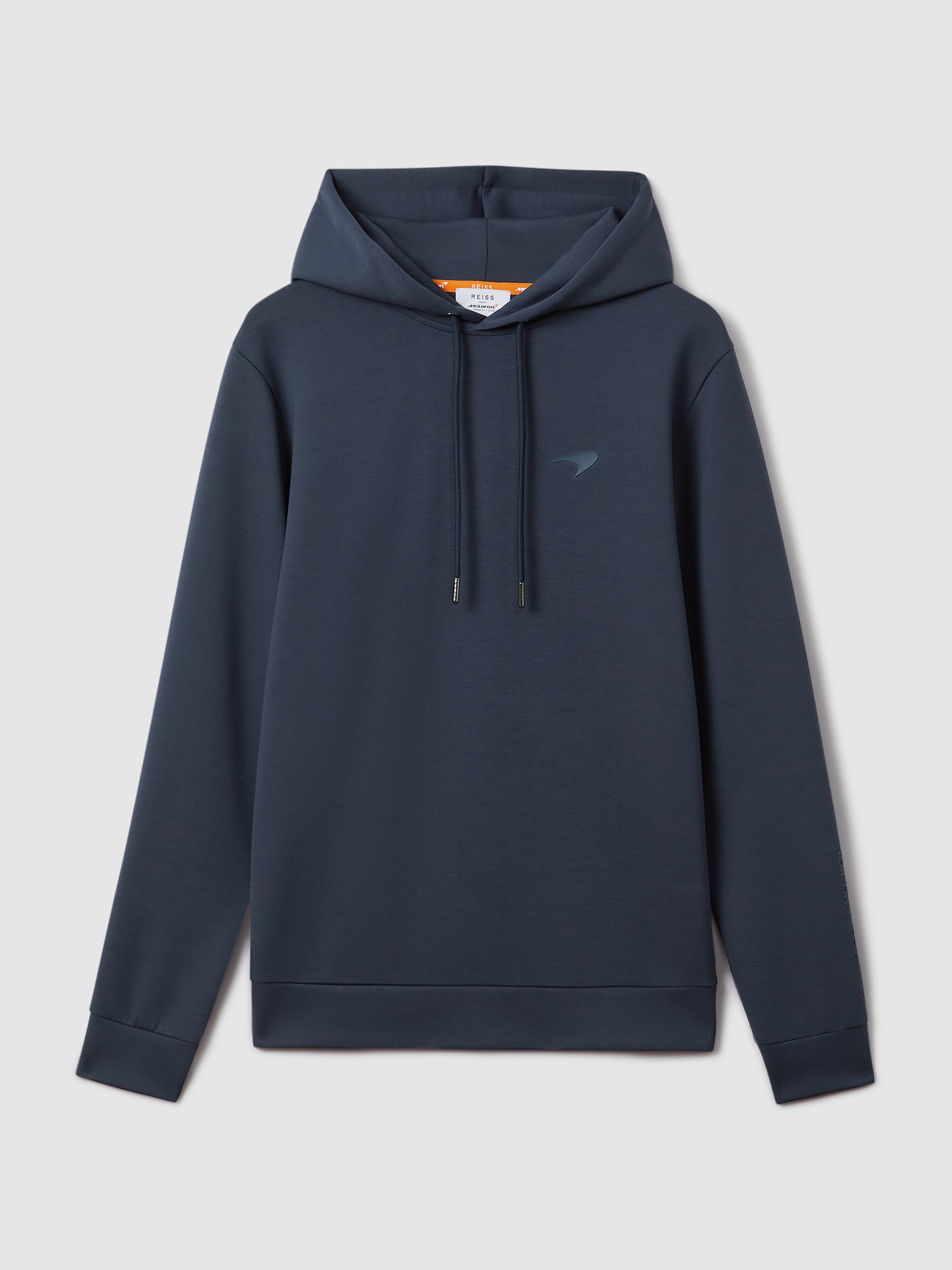 Sweat-shirt à capuche en jersey interlock, bleu armée de l'air McLaren F1 - Image 2 of 8