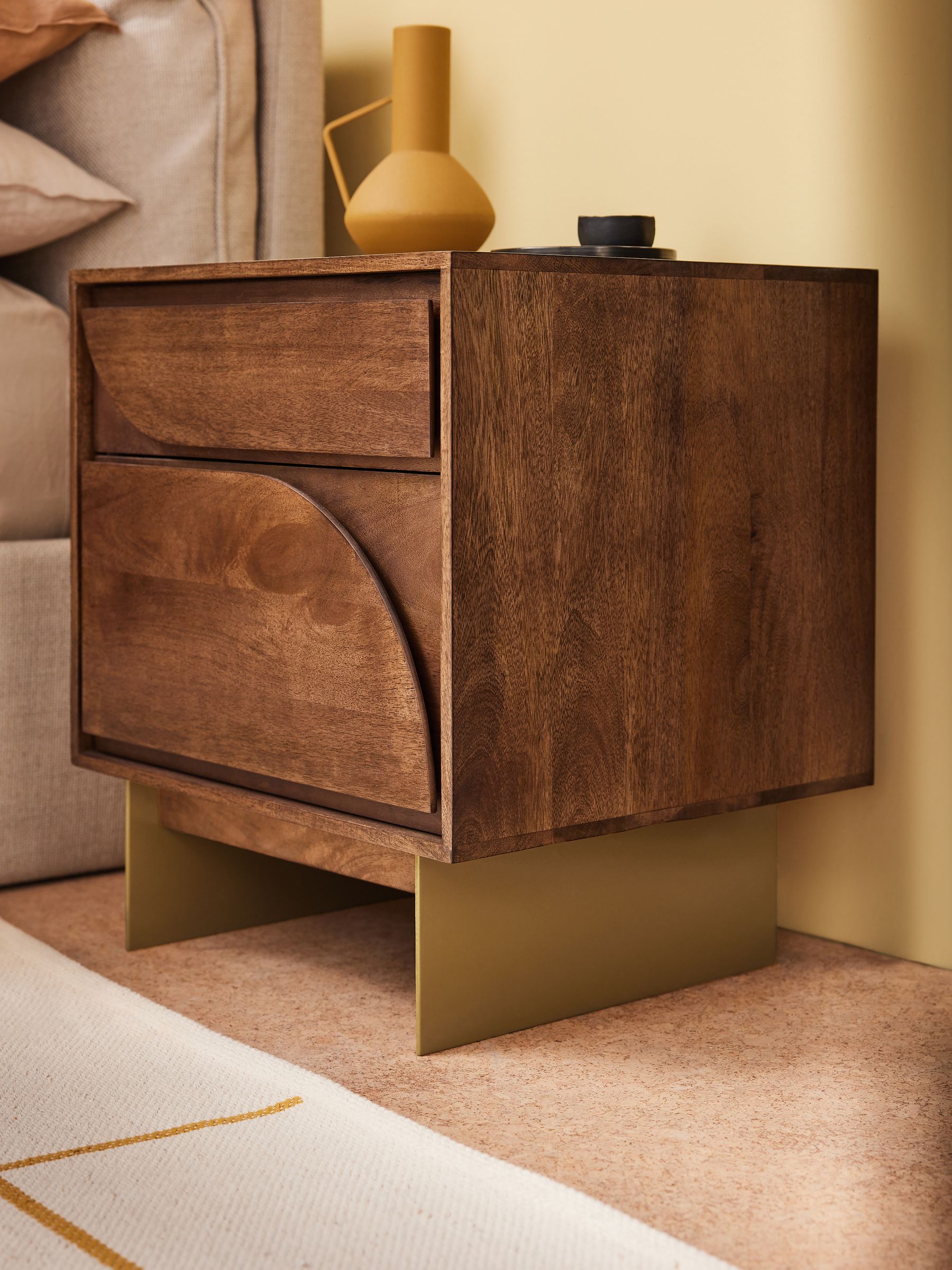 Brown Keala Bedside Table - Image 2 of 5