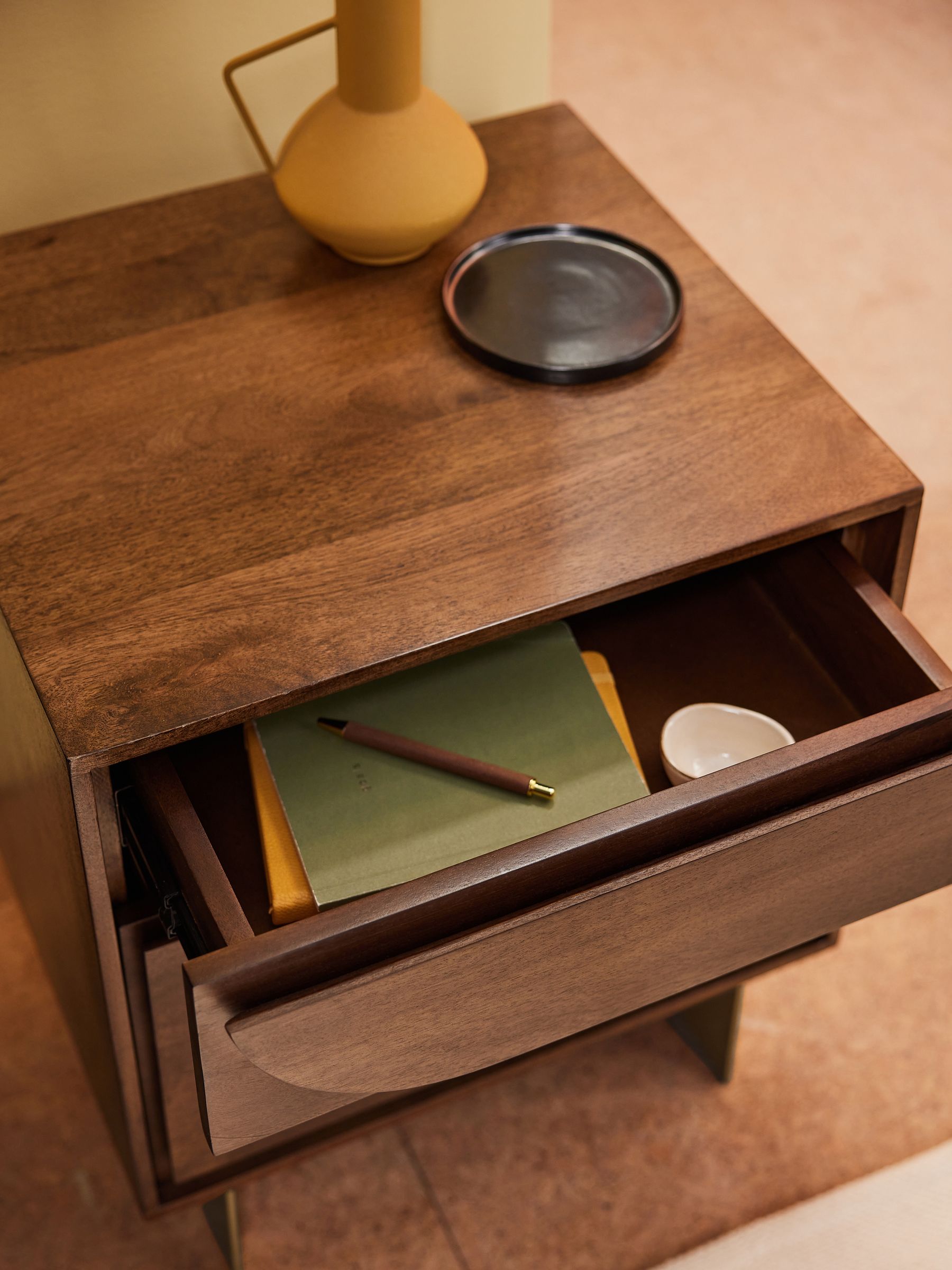 Brown Keala Bedside Table - Image 3 of 5