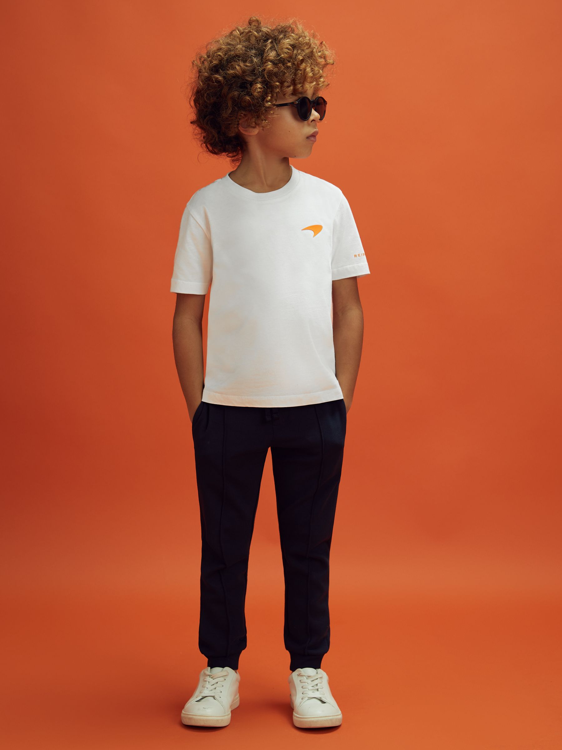 3-9 yrs McLaren F1 Mercerised Cotton Crew Neck T-Shirt in White - Image 7 of 11