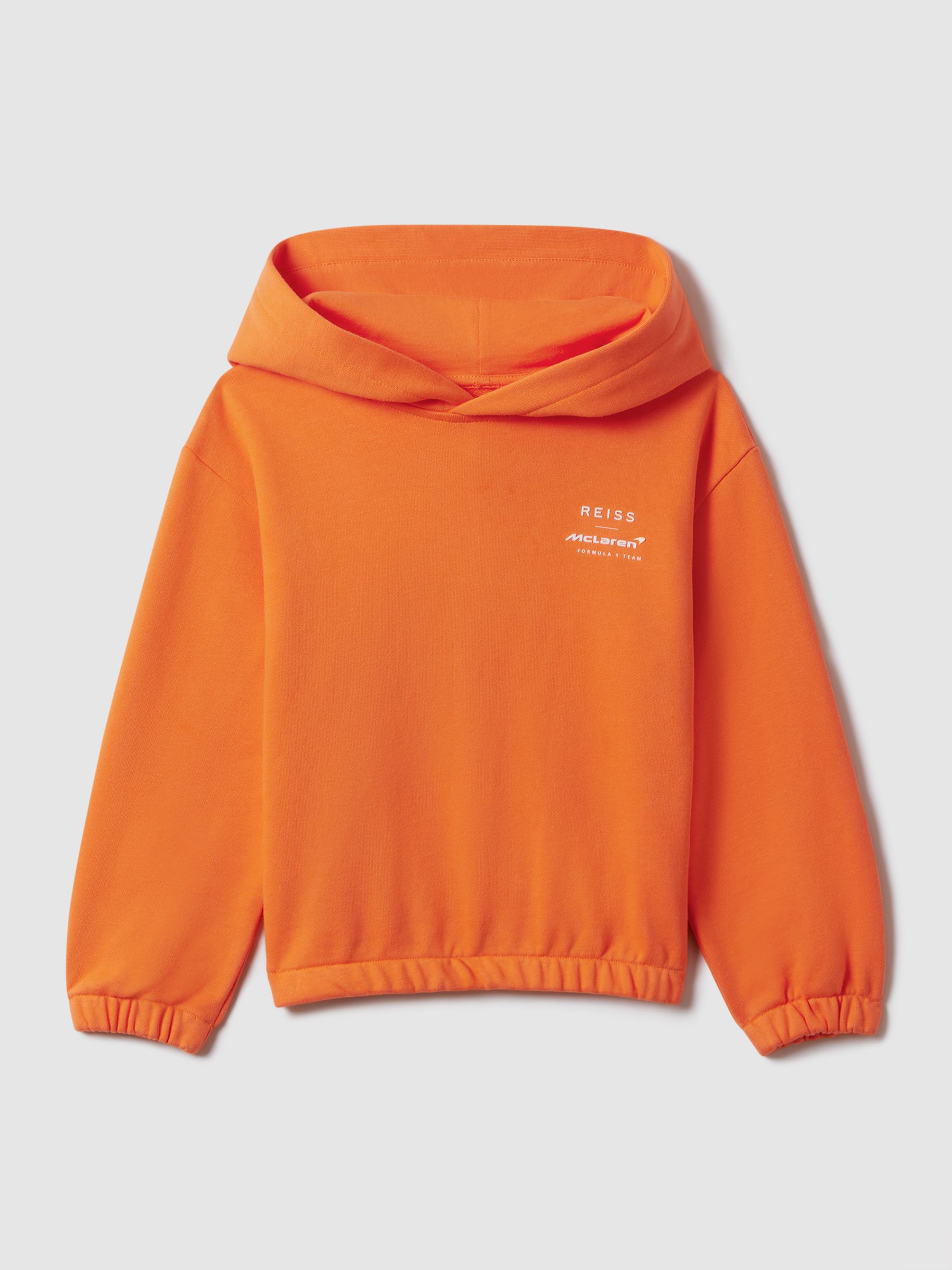 9-13 yrs McLaren F1 Elasticated Cotton Hoodie in Papaya - Image 2 of 9