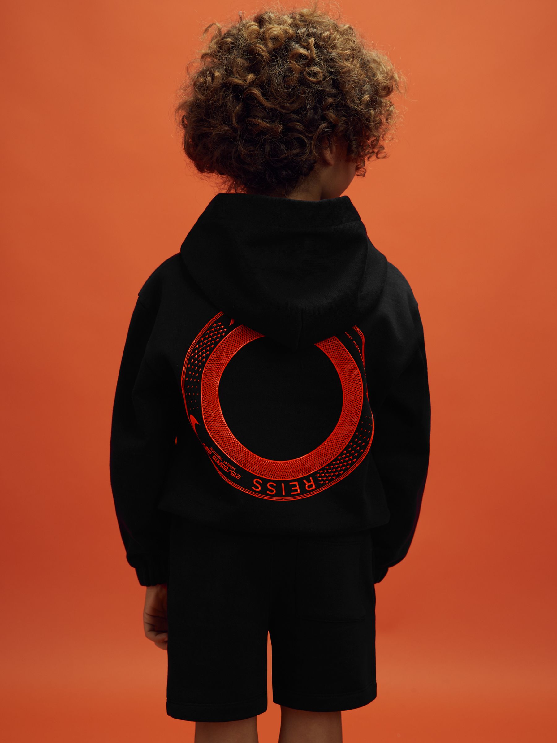 3-9 yrs McLaren F1 Cotton Drawstring Shorts in Black - Image 5 of 7