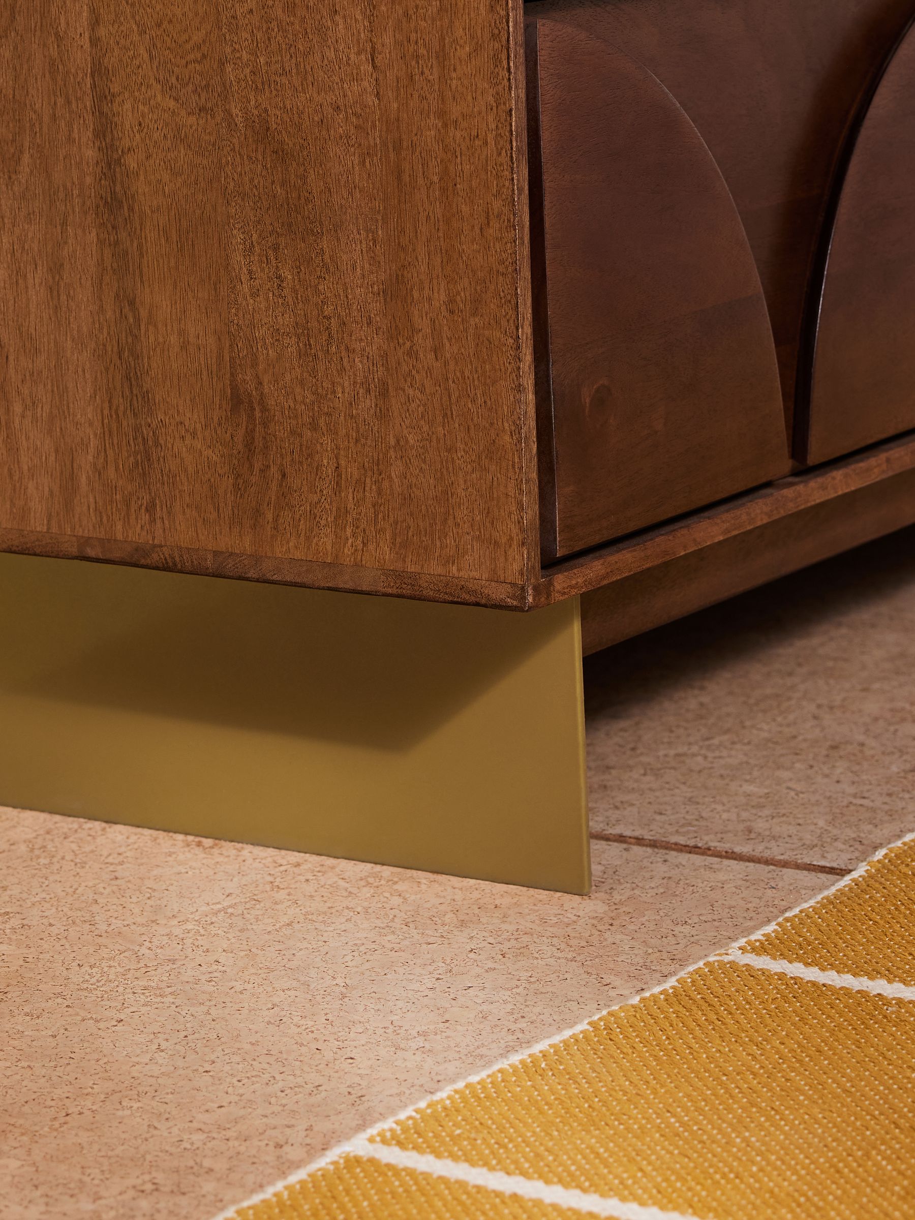 Keala 6 Drawer Chest in Dark Mango Wood - Image 4 of 5