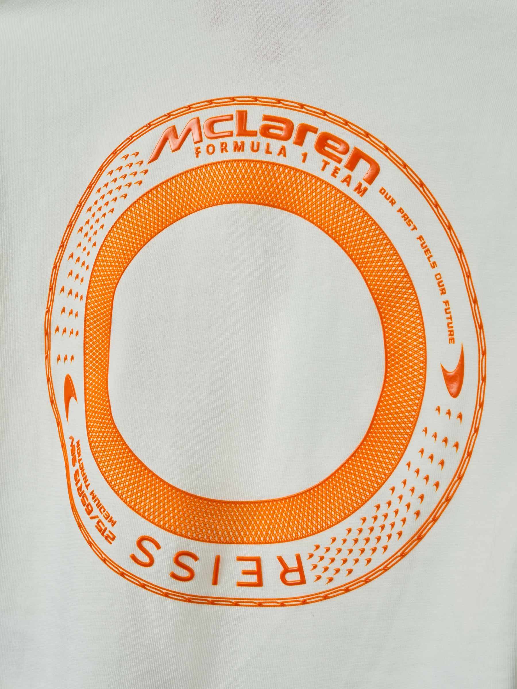 9-13 yrs McLaren F1 Oversized Cotton Crew Neck T-Shirt in White - Image 9 of 9