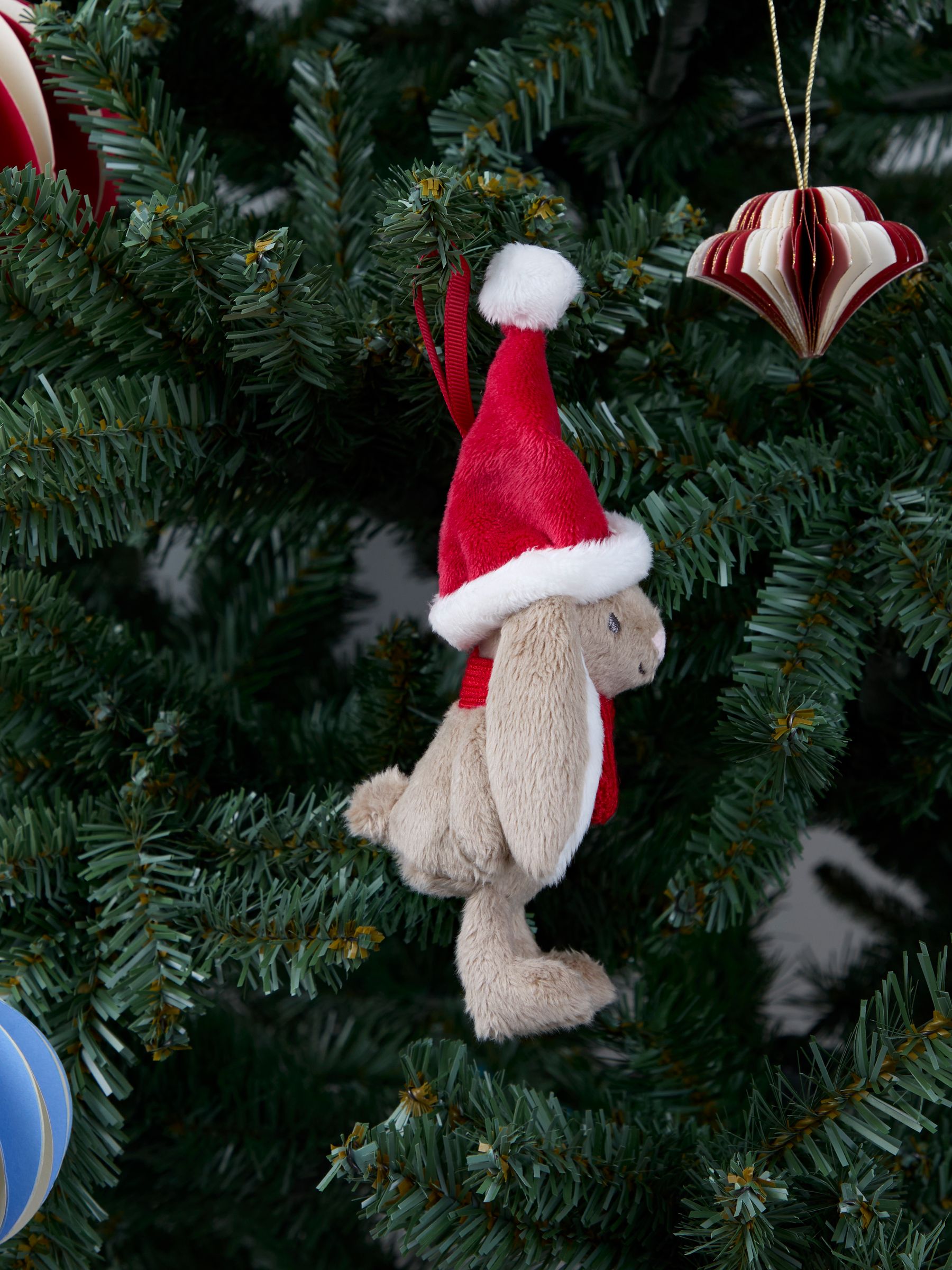 Christmas Bunny Christmas Wooden Tree Decoration - Image 2 of 5 Christmas Bunny Christmas Wooden Tree Decoration - Image 2 of 5