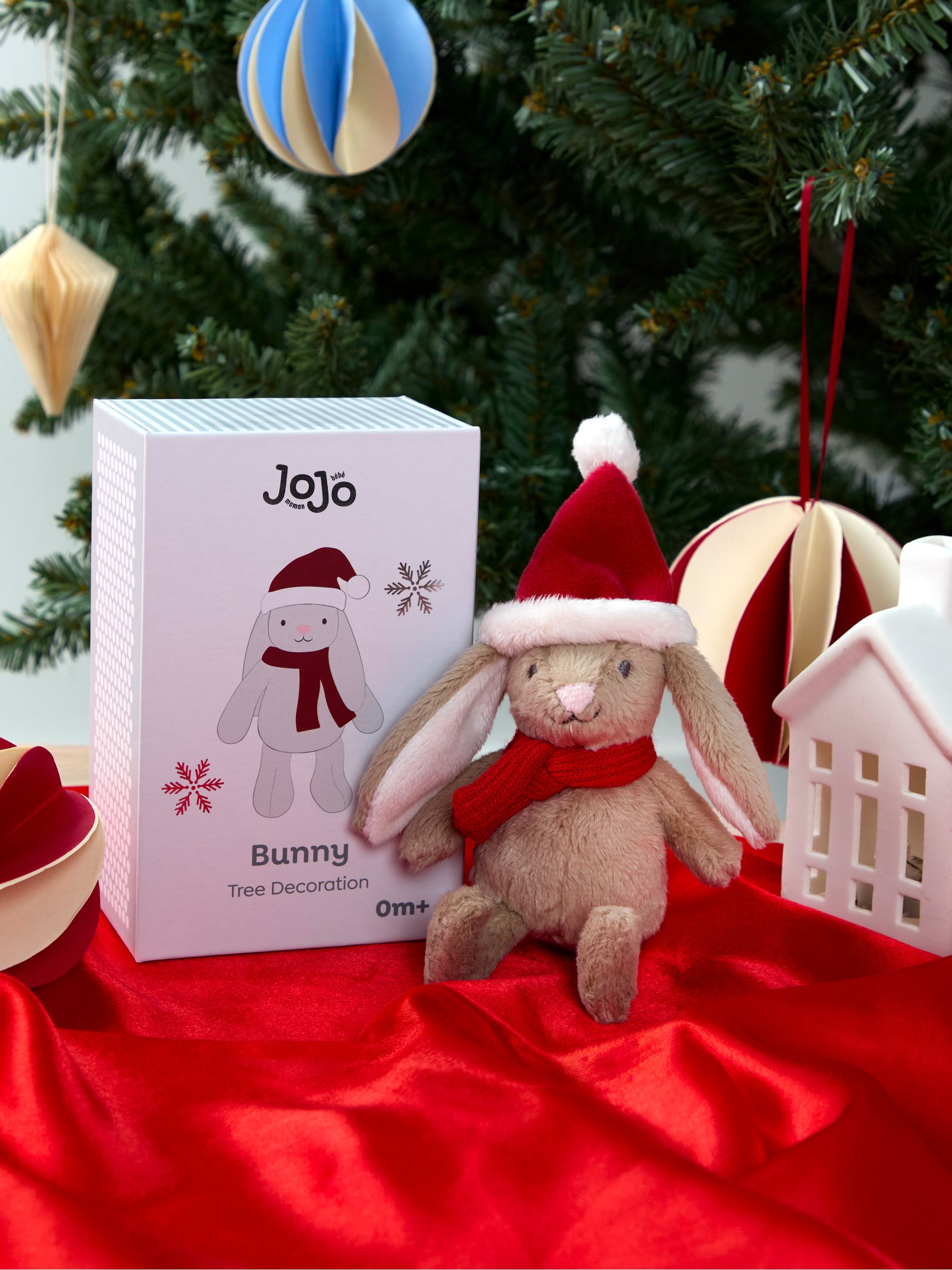 Christmas Bunny Christmas Wooden Tree Decoration - Image 3 of 5