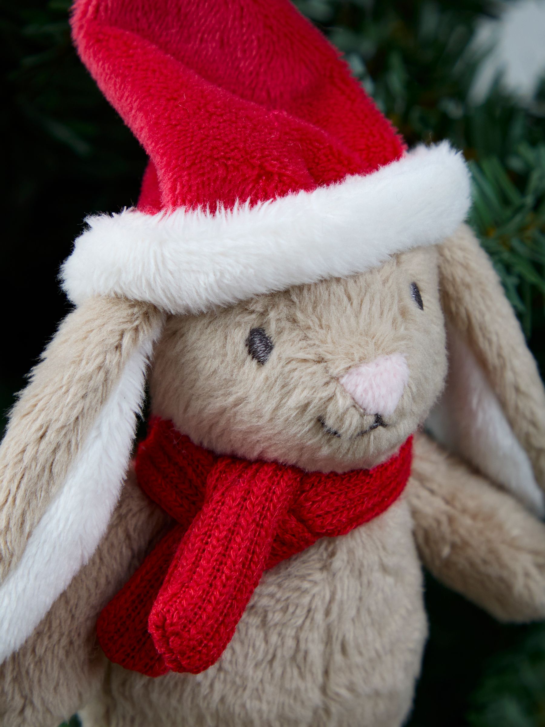 Christmas Bunny Christmas Wooden Tree Decoration - Image 5 of 5 Christmas Bunny Christmas Wooden Tree Decoration - Image 5 of 5