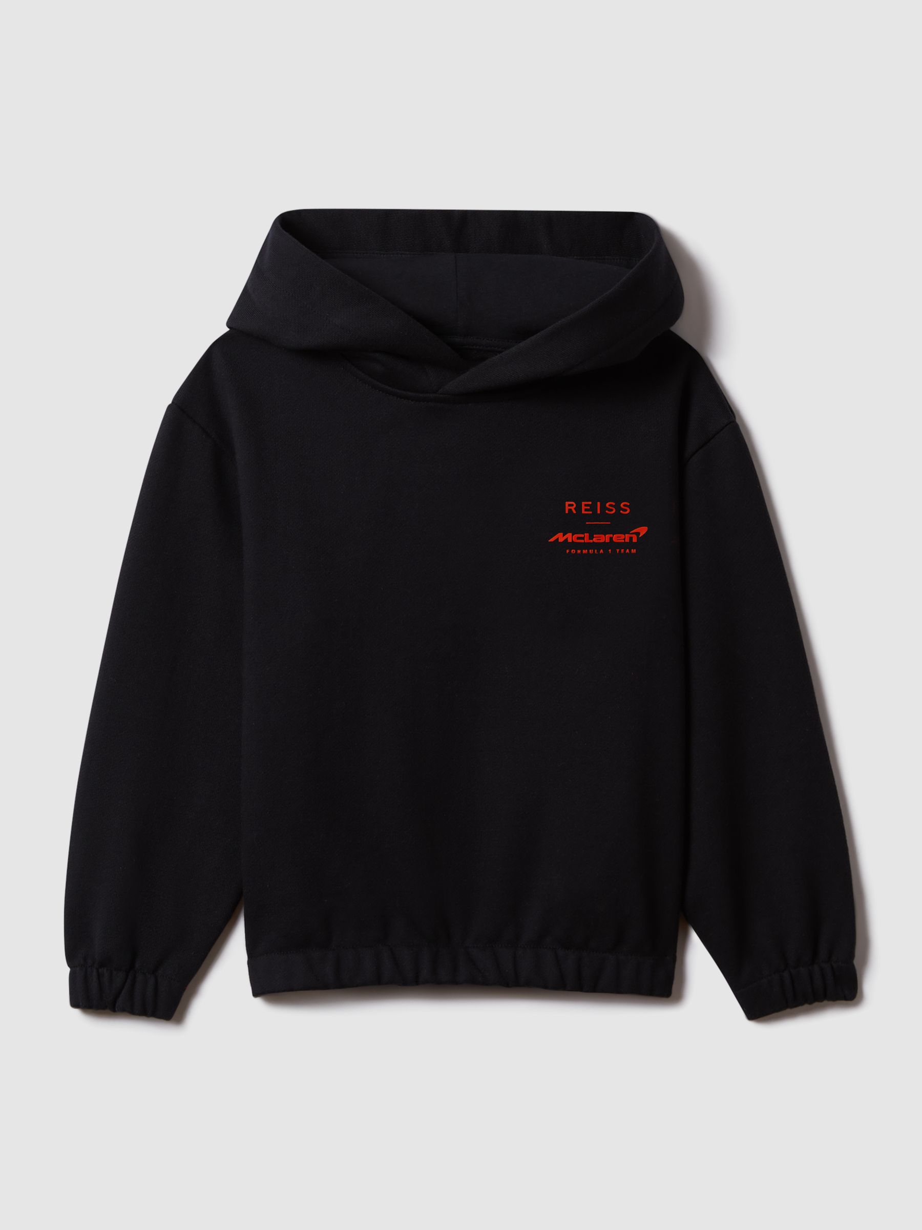 3-9 yrs McLaren F1 Elasticated Cotton Hoodie in Black - Image 2 of 12