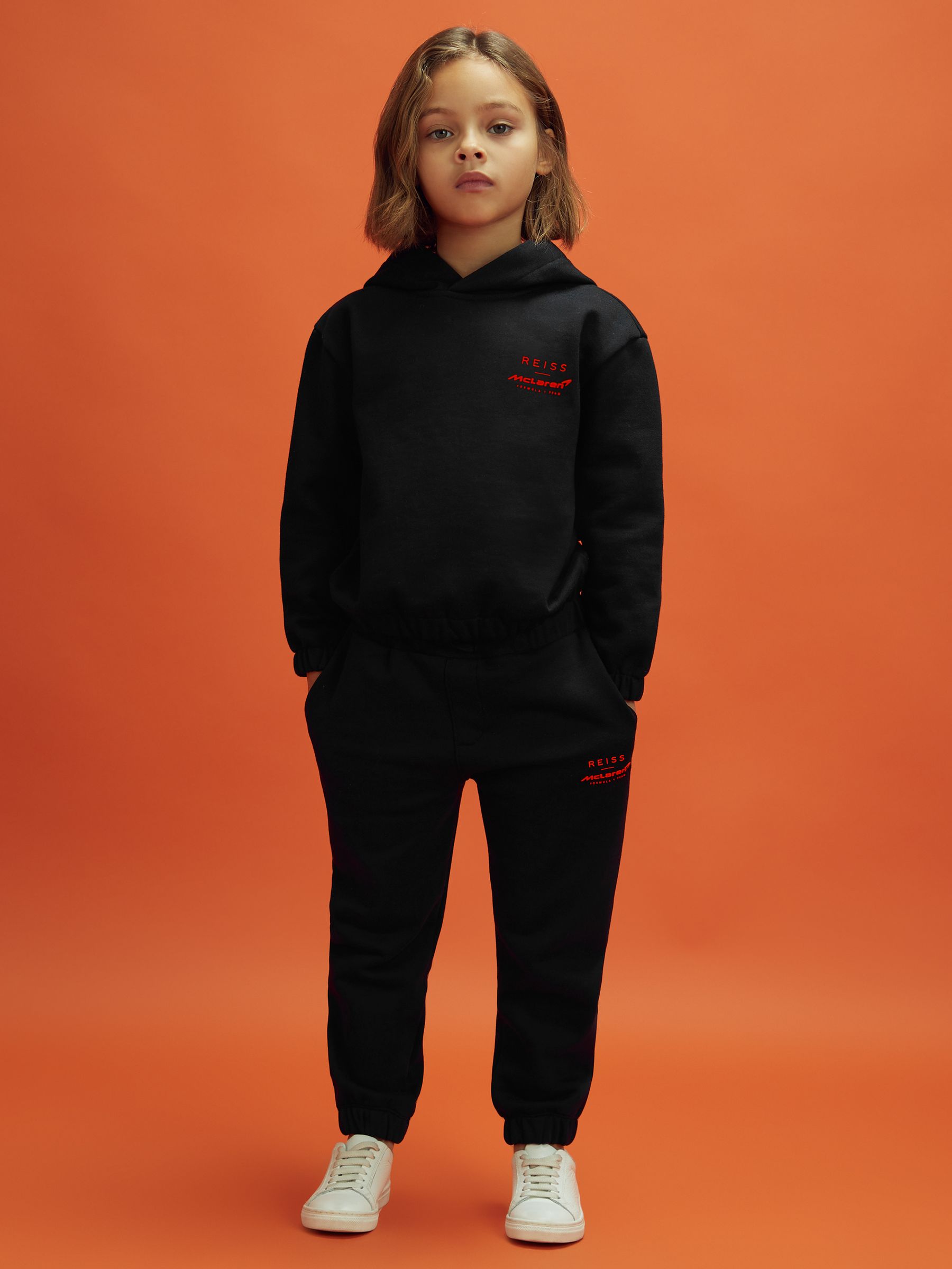 3-9 yrs McLaren F1 Elasticated Cotton Hoodie in Black - Image 3 of 12