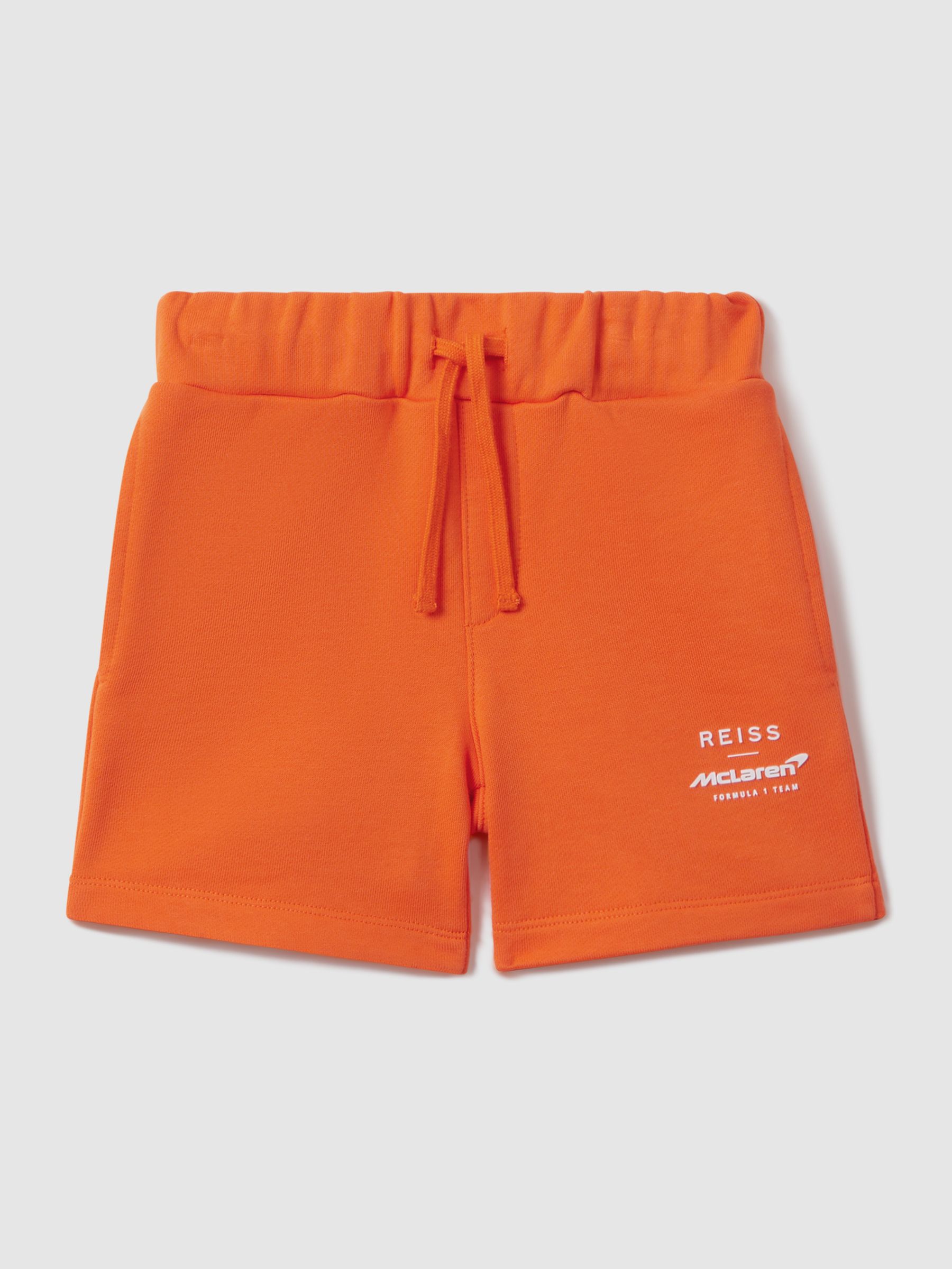 3-9 yrs McLaren F1 Cotton Drawstring Shorts in Papaya - Image 2 of 8