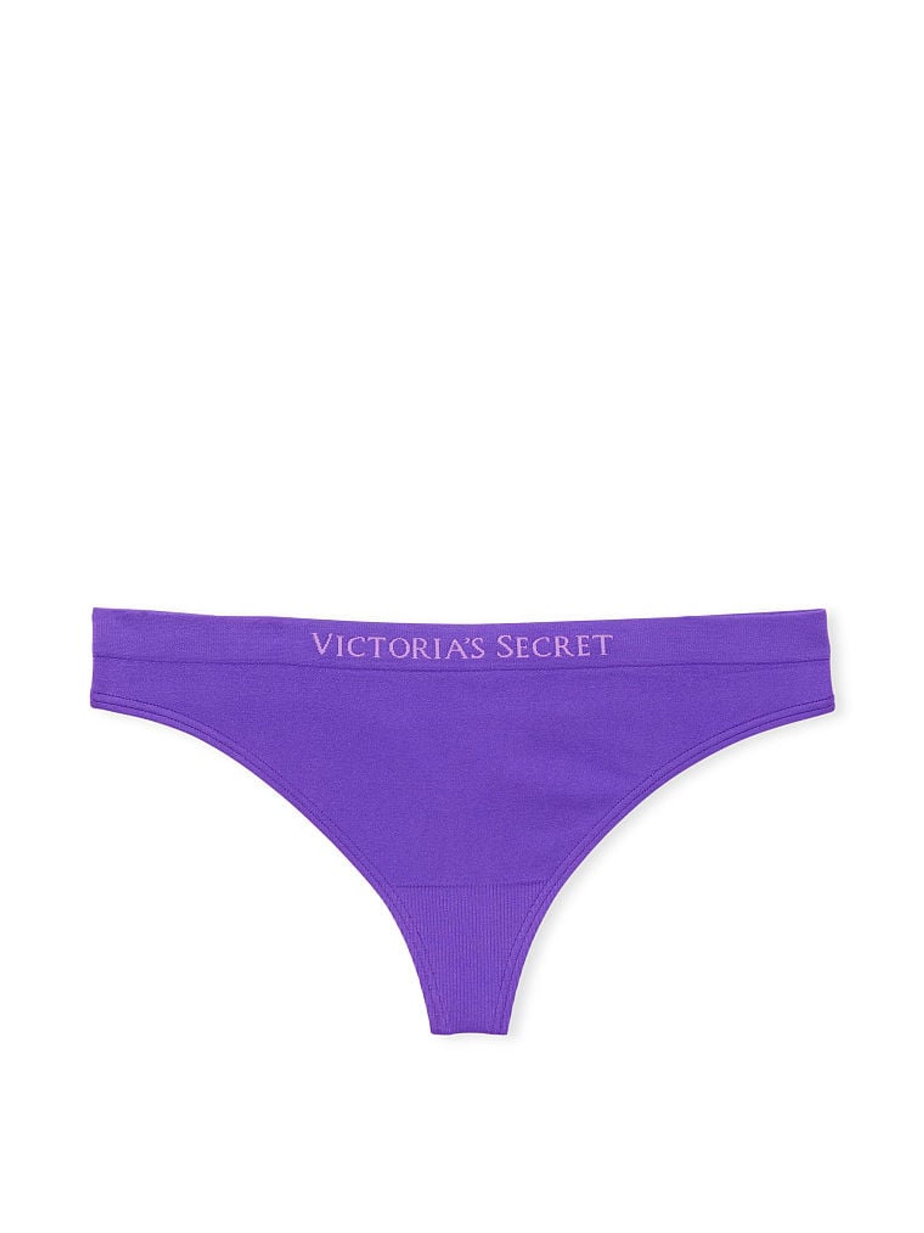 Purple Shock Smooth Thong Knickers - Image 3 of 3