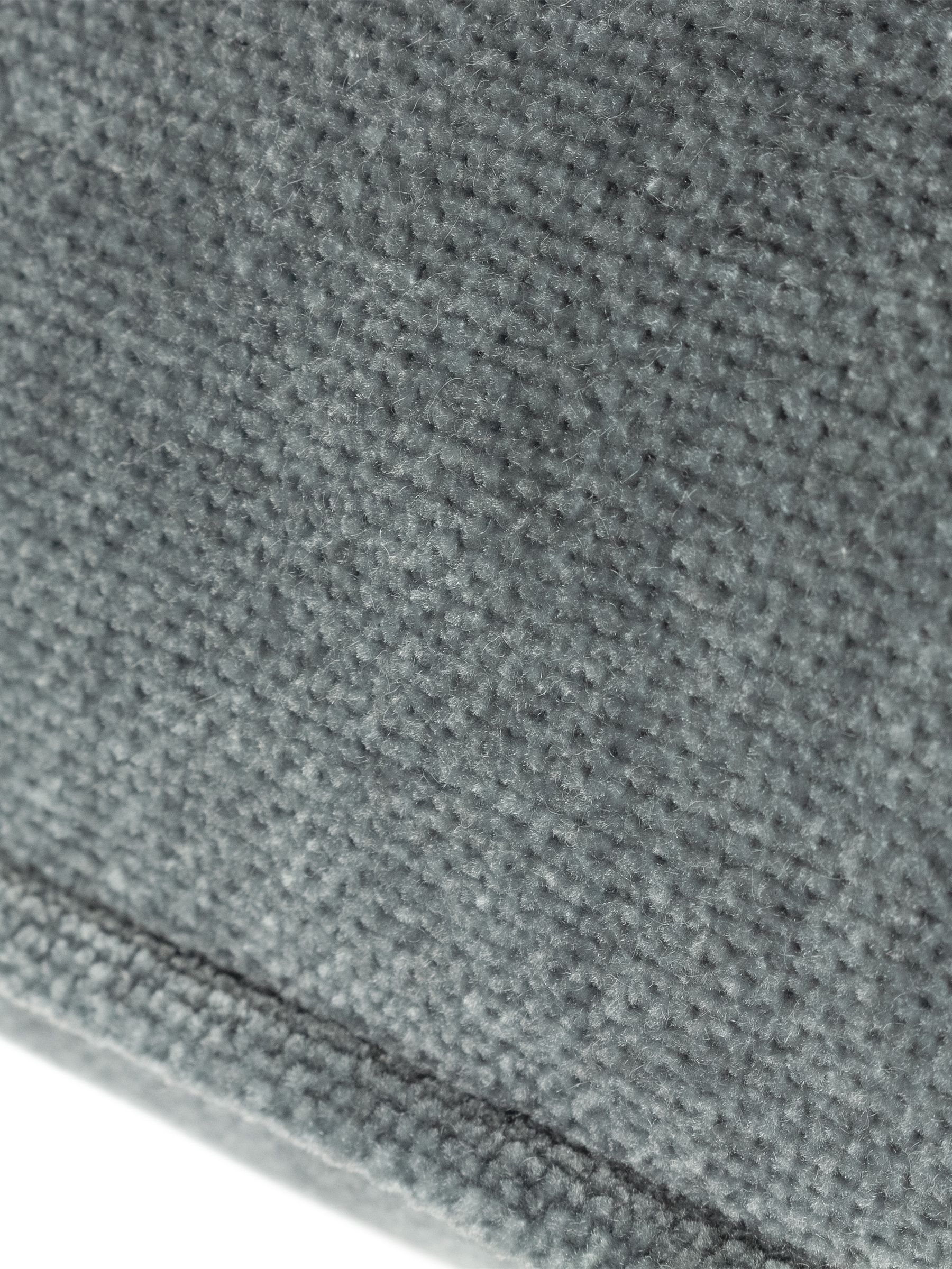 Yard Marine Blue 50 x 50cm Heavy Chenille Velvet Piped Feather Filled Cushion - Image 4 of 4