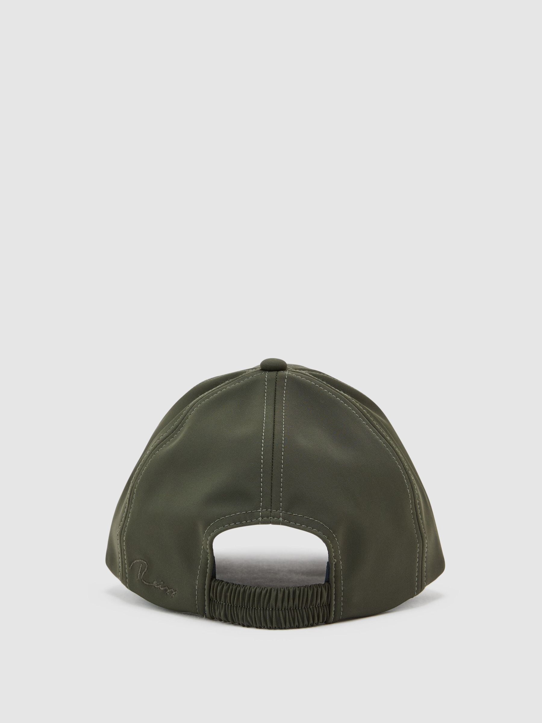 Technical Logo-Embroidered Baseball Cap in Dark Green - Image 4 of 5