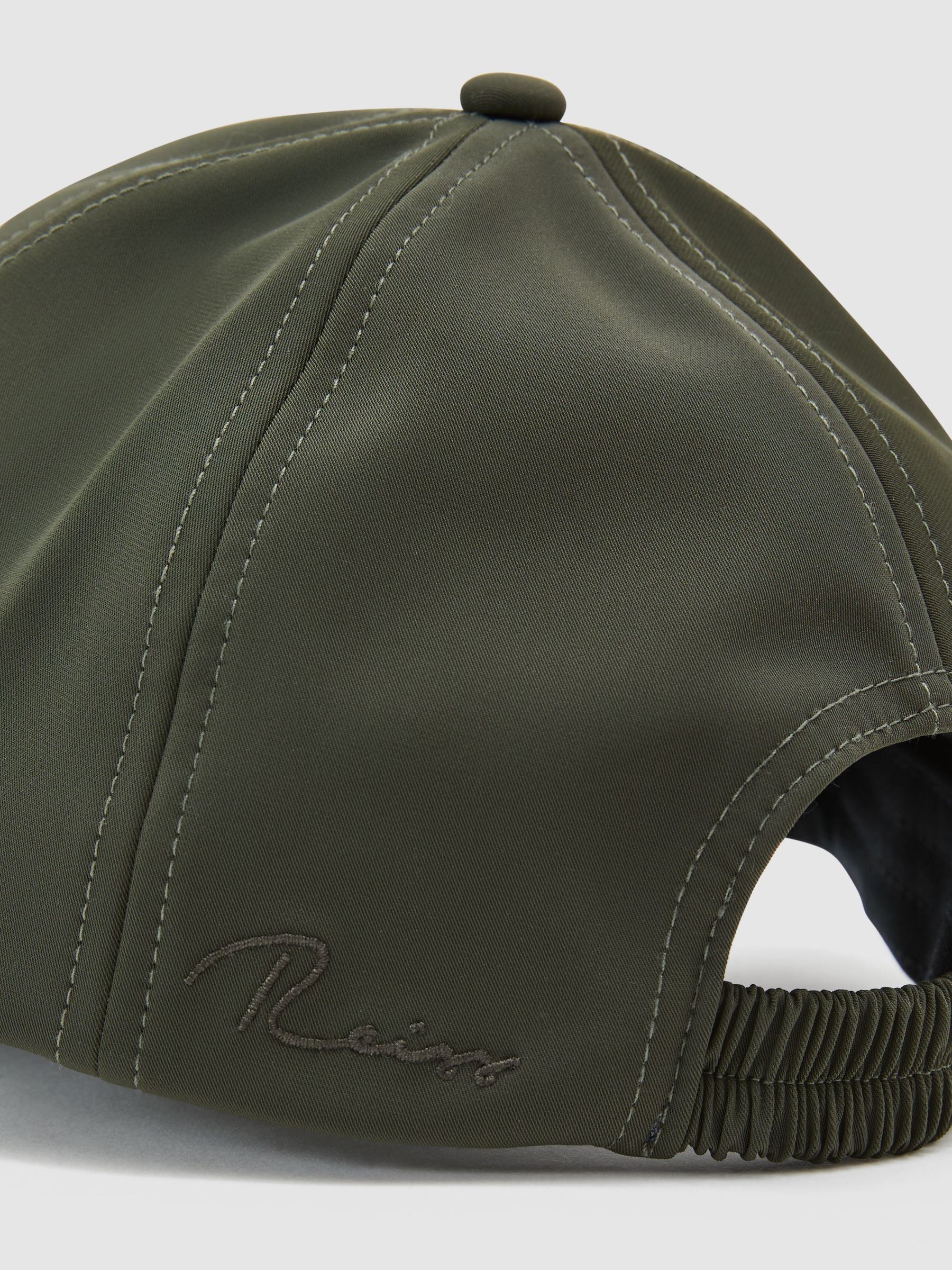 Technical Logo-Embroidered Baseball Cap in Dark Green - Image 5 of 5