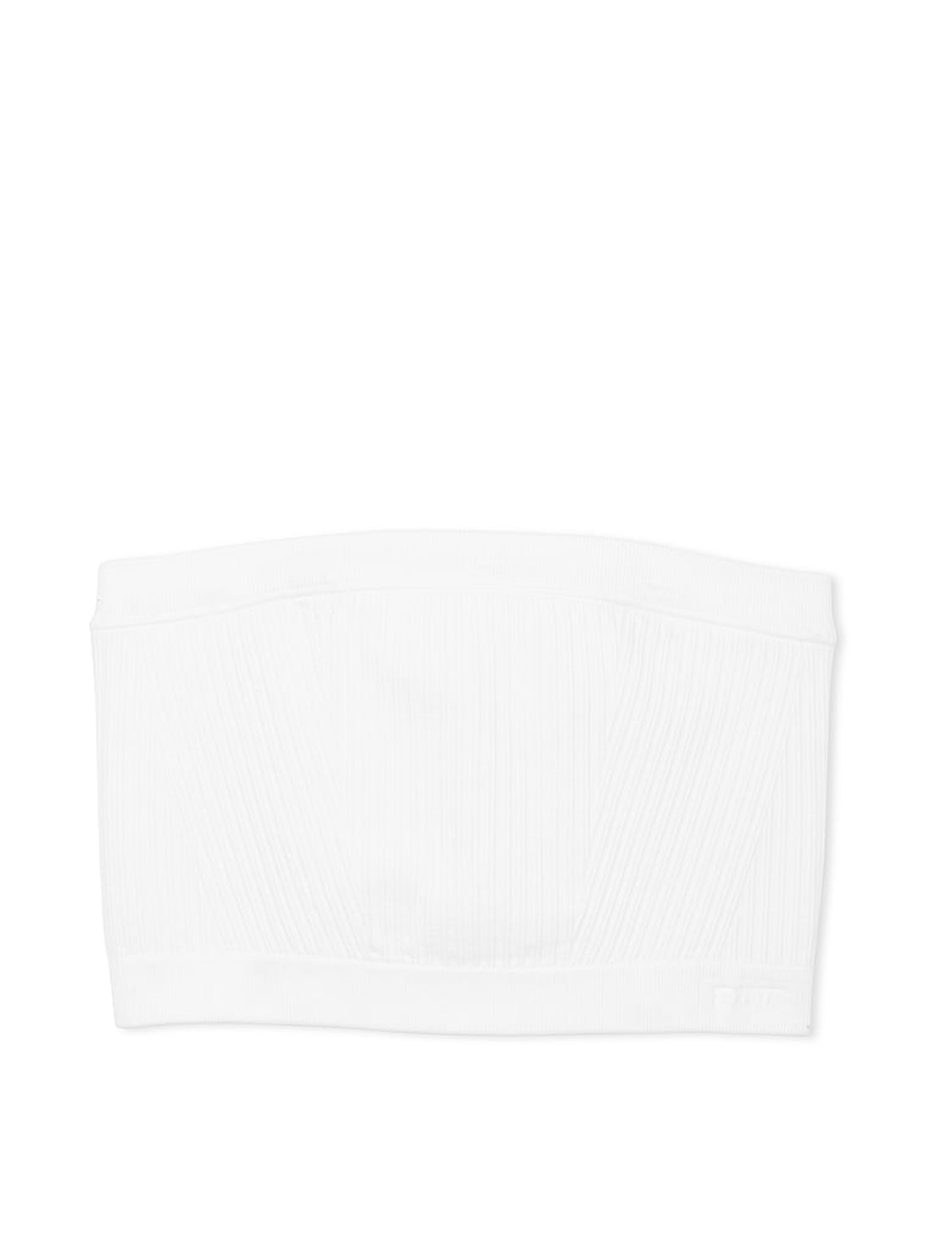 Optic White Seamless Strapless Low Impact Sports Bralette - Image 3 of 3