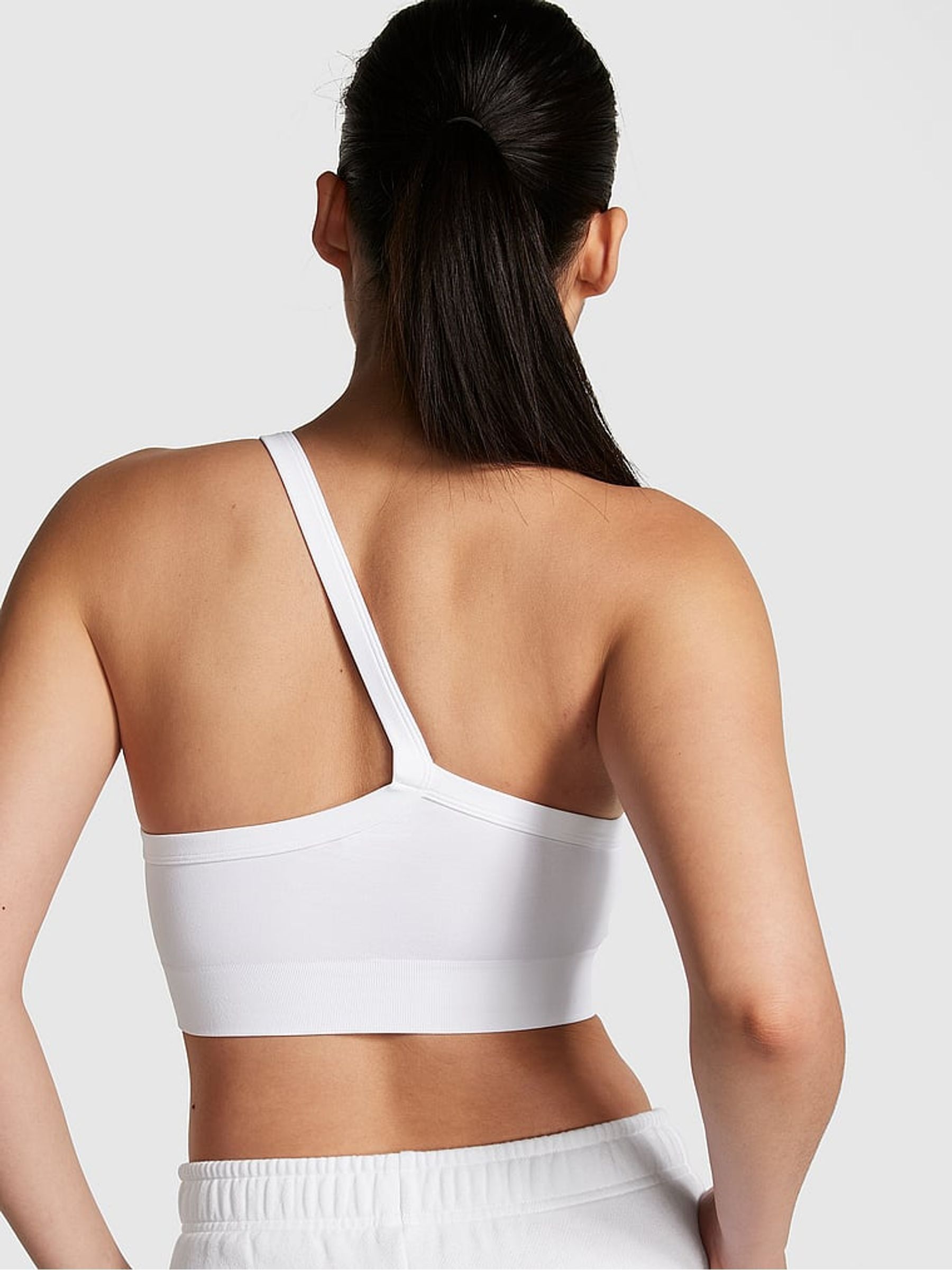 White Seamless Low Impact Sports Bra - Image 2 of 3