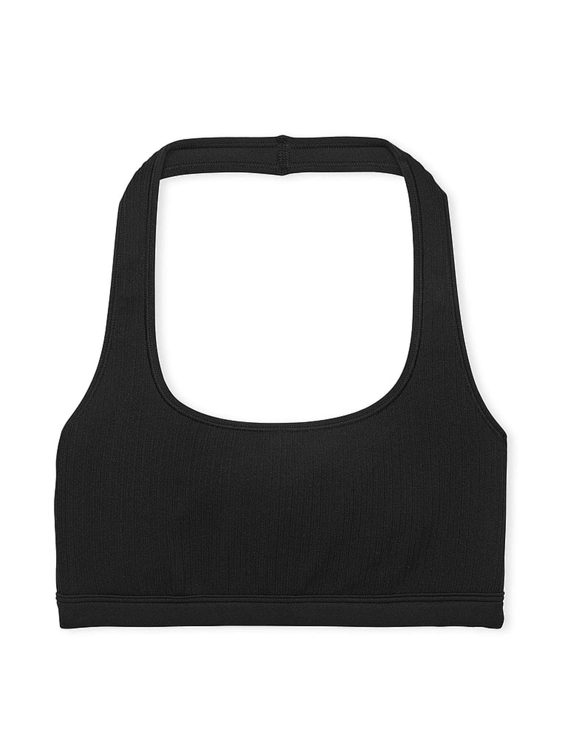 Pure Black Seamless Low Impact Sports Bra - Image 3 of 3