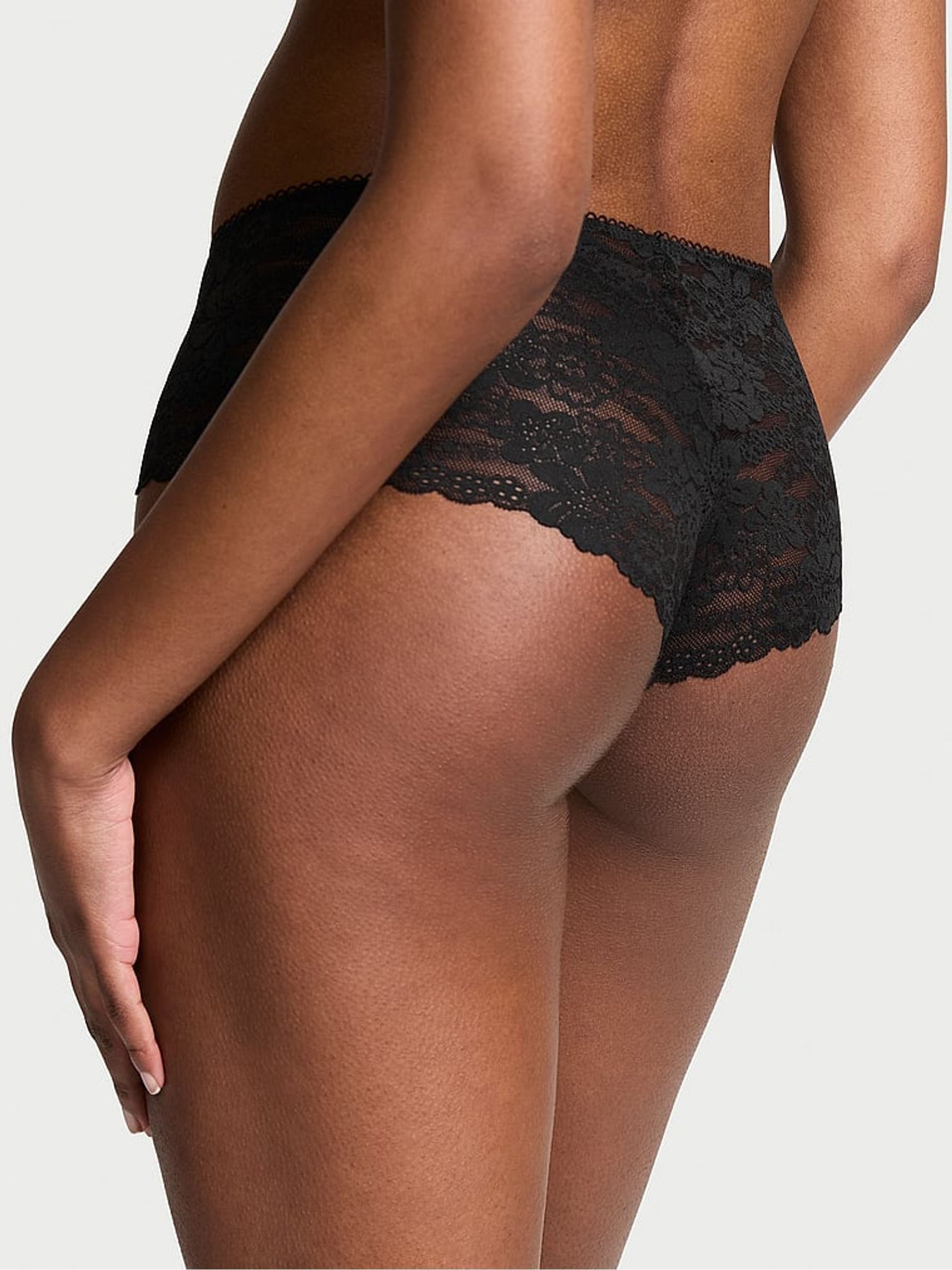 Black Lace Cheeky Knickers - Image 2 of 3