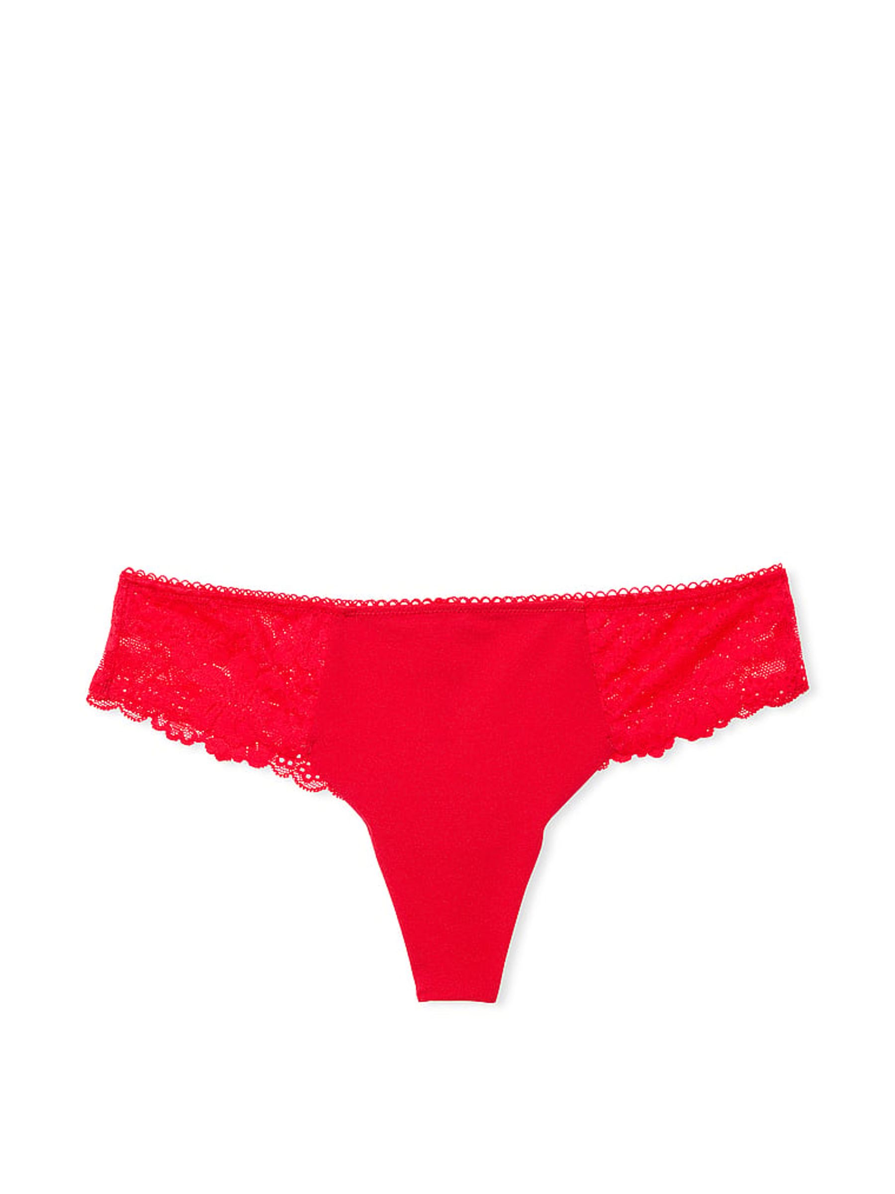 Red Pepper Lace Thong Knickers - Image 3 of 3