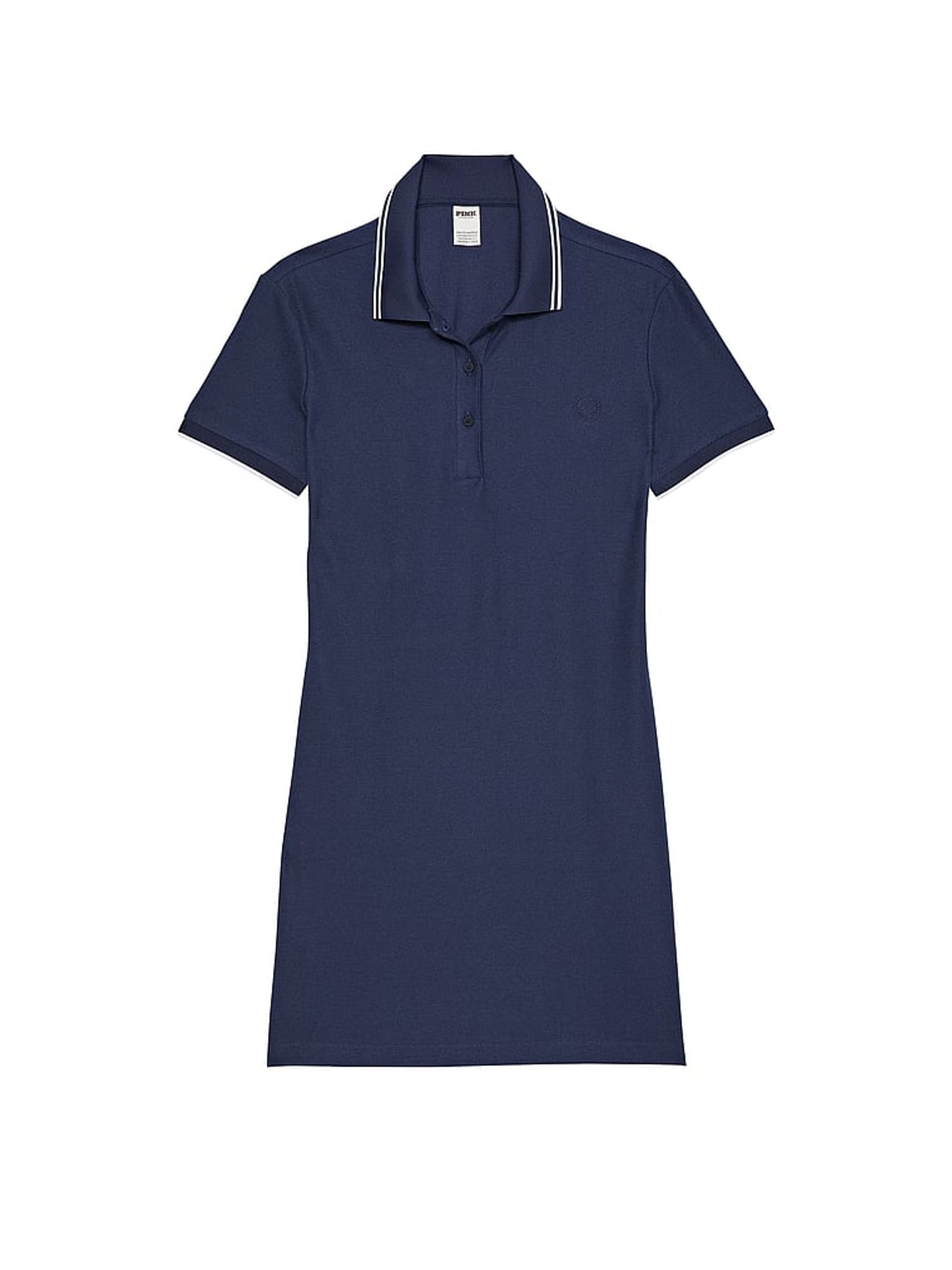 Midnight Navy Blue Polo Dress - Image 3 of 3