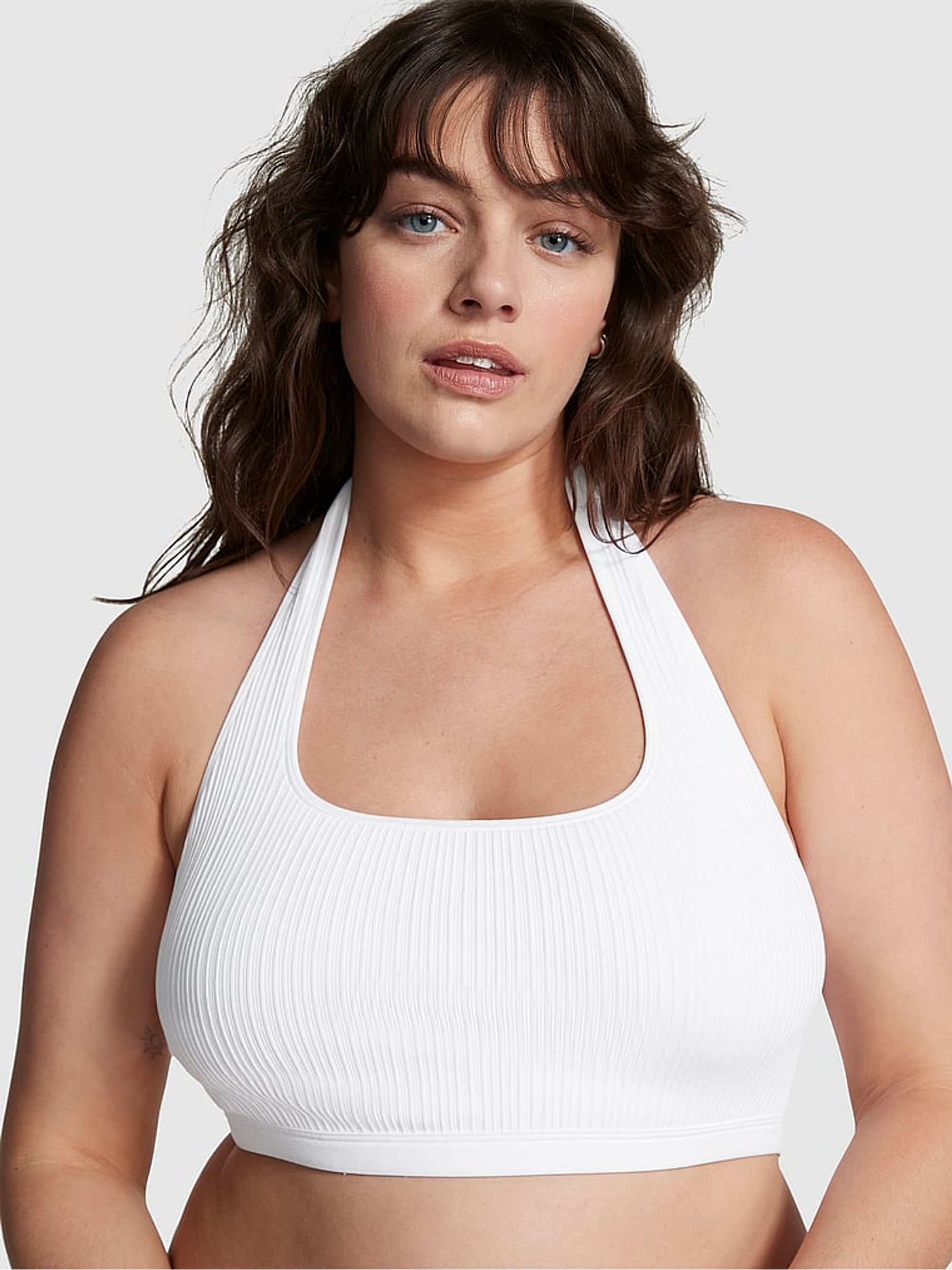 Optic White Seamless Low Impact Sports Bra - Image 1 of 1