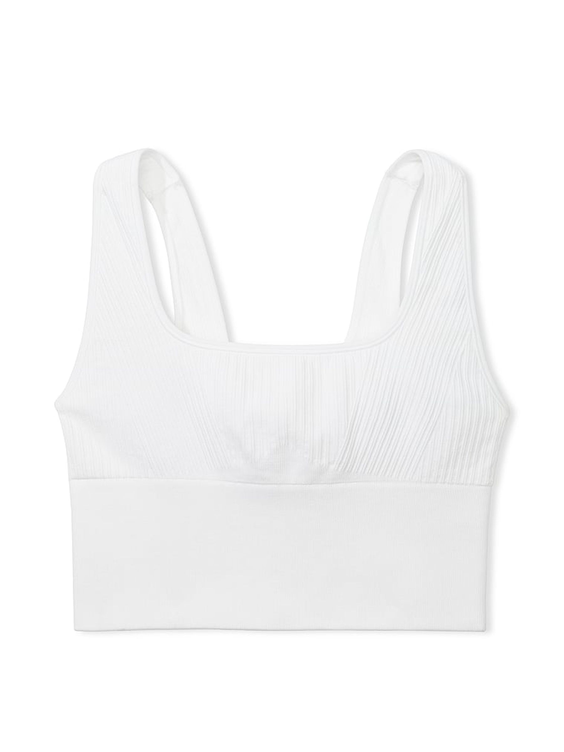Optic White Seamless Low Impact Sports Bra - Image 3 of 3