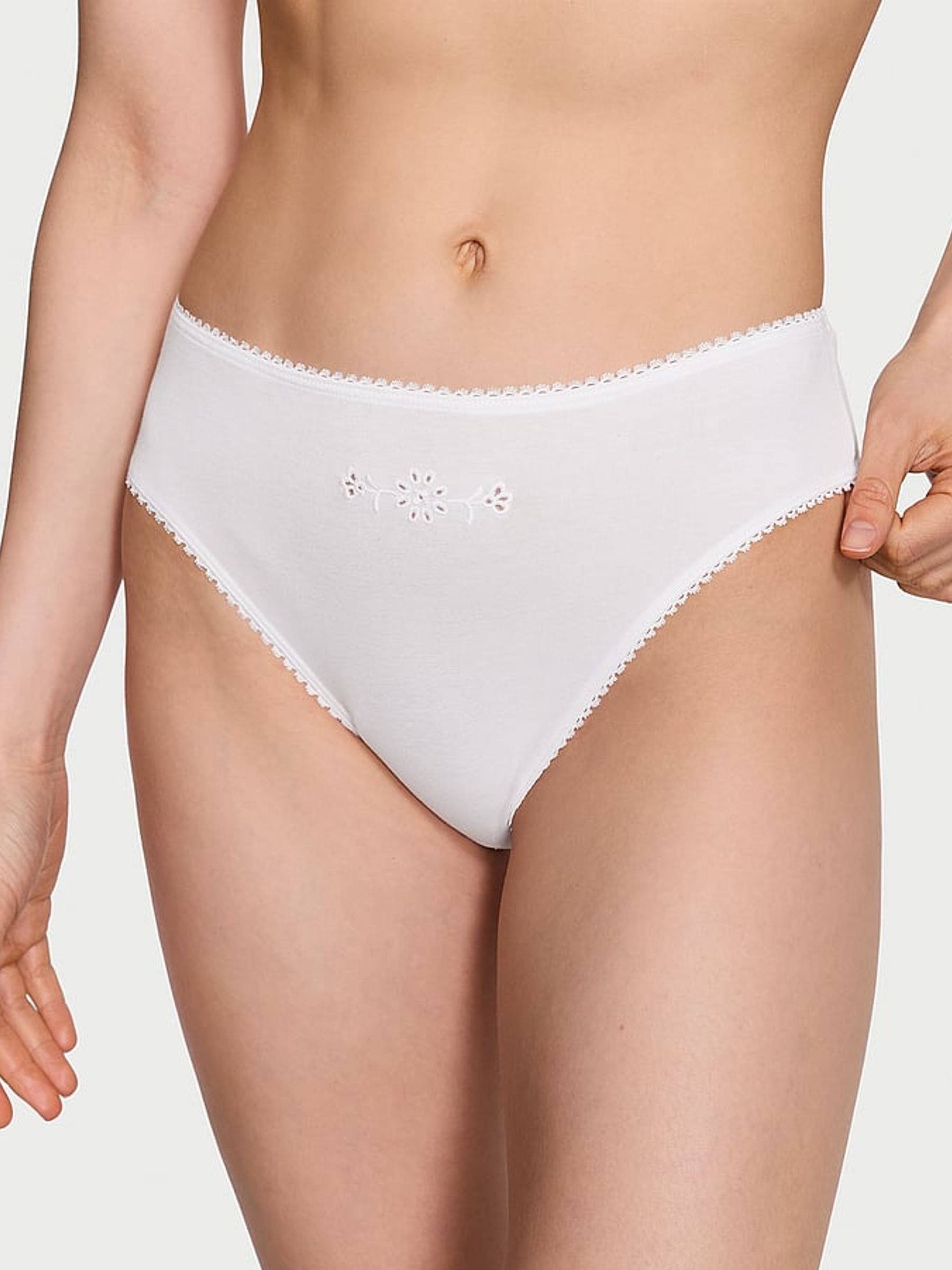 Purple/Blue/White/Green Brief Logo 5 Pack Knickers - Image 2 of 4