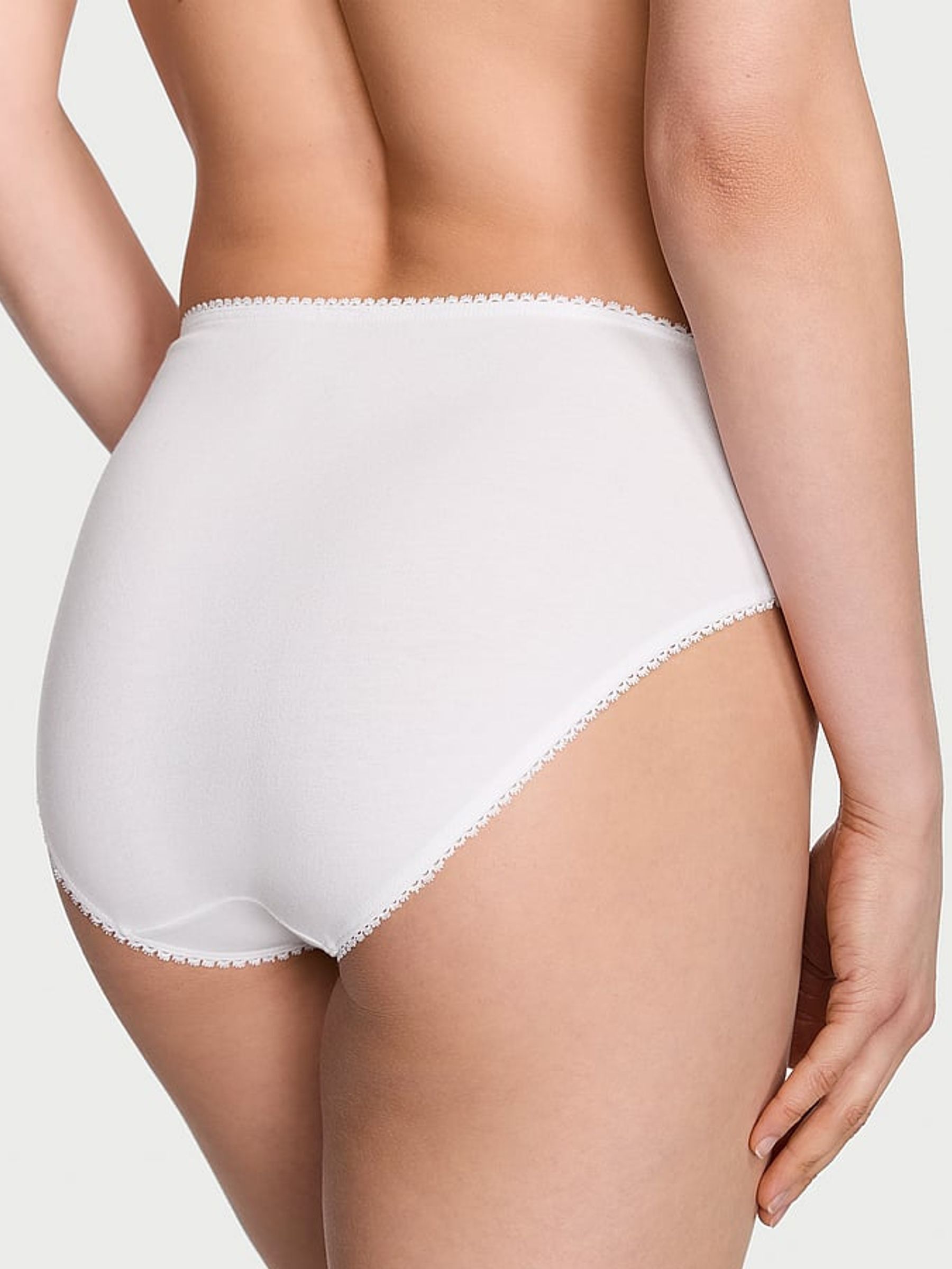 Purple/Blue/White/Green Brief Logo 5 Pack Knickers - Image 3 of 4